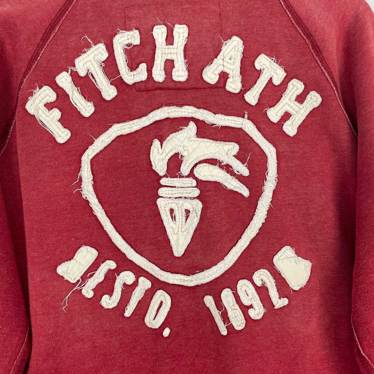 Abercrombie & Fitch Vintage Abercrombie And Fitch Backhit Logo Zipp Sweatshirt Size US L / EU 52-54 / 3 - 5 Thumbnail