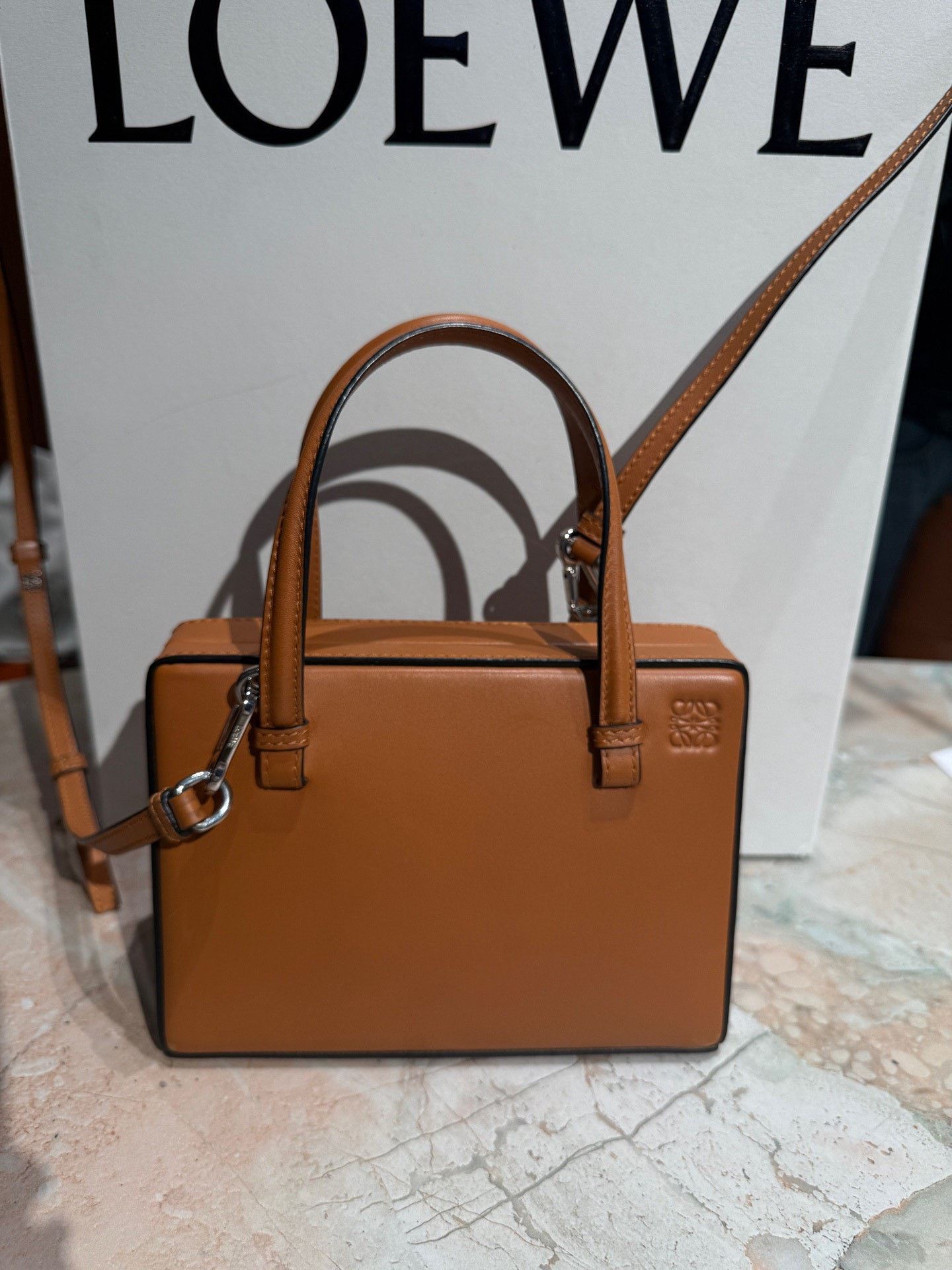 Loewe Loewe Caramel Mini Clip Bag Size ONE SIZE - 1 Thumbnail