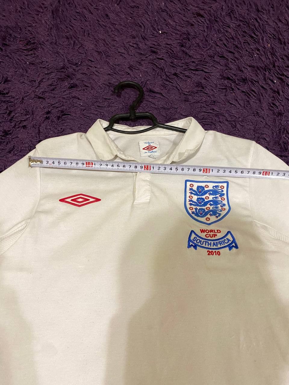 Umbro × Vintage Vintage Umbro England Soccer Jersey Polo T Shirt Size US S / EU 44-46 / 1 - 9 Thumbnail