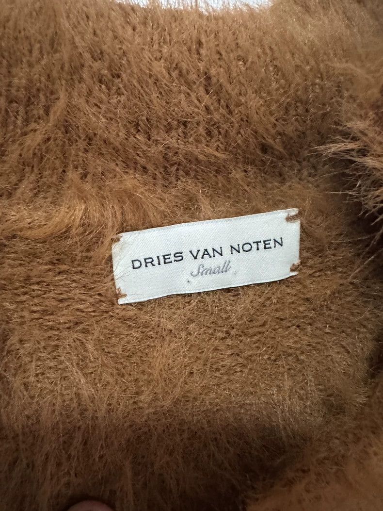 Dries Van Noten driesvan noten Coffee color sweater cardigan 2503-Nextarro Size US S / EU 44-46 / 1 - 3 Thumbnail