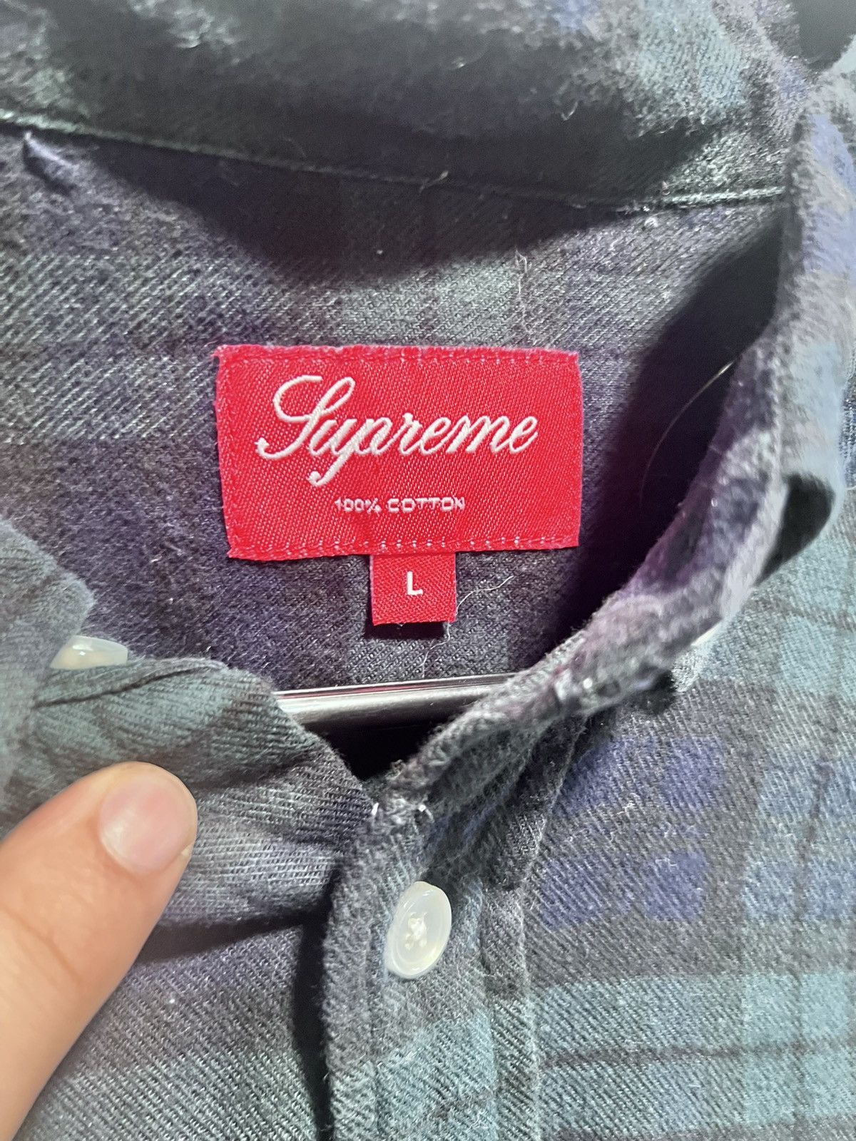 Supreme Supreme plaid checkered flannel Size US L / EU 52-54 / 3 - 2 Thumbnail