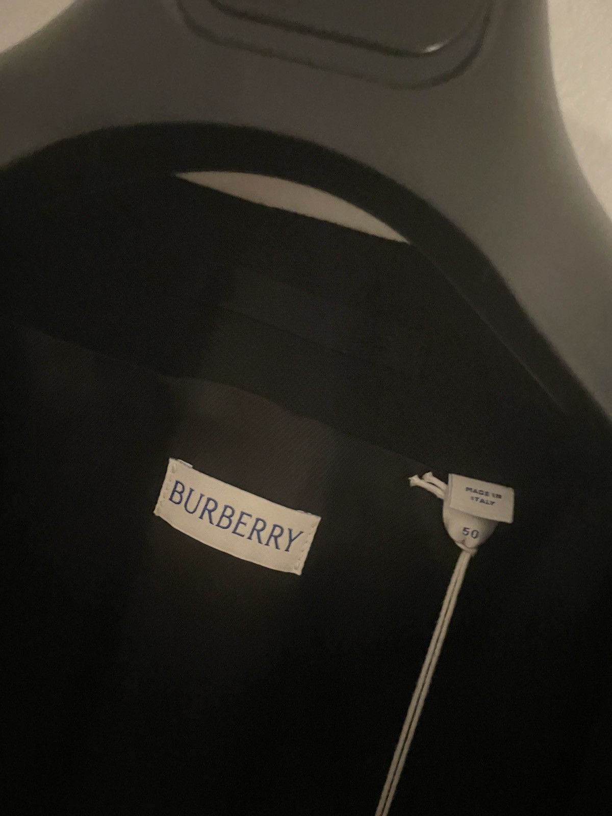 Burberry Burberry Black Collarless Blazer Size 50R - 11 Thumbnail