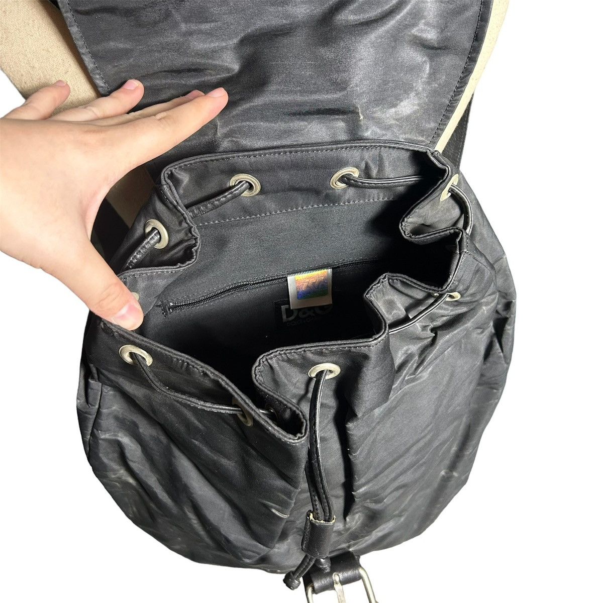 Dolce & Gabbana Vintage Dolce and Gabbana Big Logo Backpacks Size ONE SIZE - 7 Thumbnail