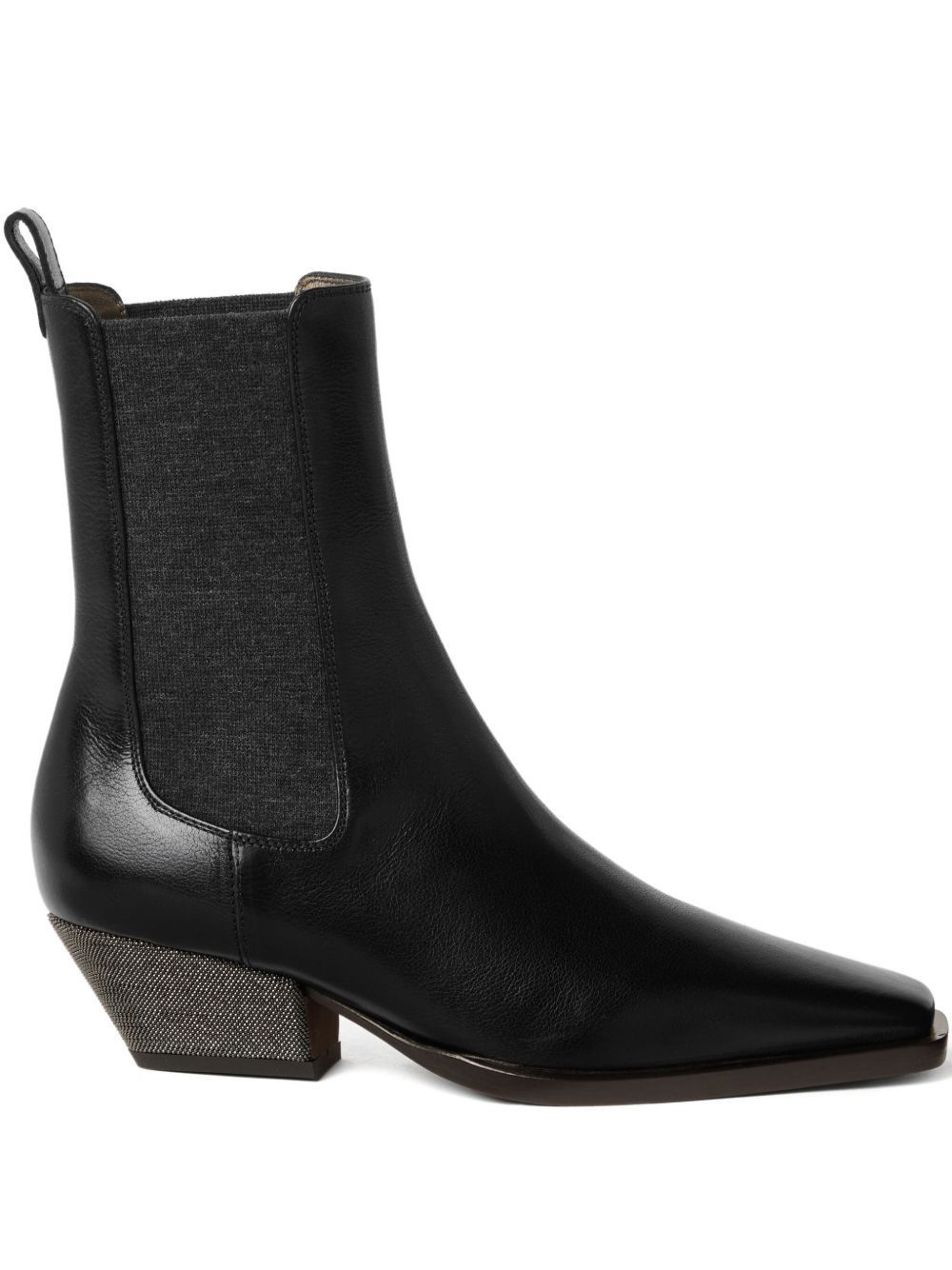 Brunello Cucinelli LEATHER BOOTS Size US 7.5 / IT 37.5 - 1 Thumbnail