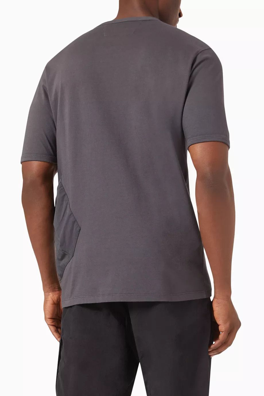 C.P. Company o1y1224 Logo Crewneck T-Shirt in Lead Size US S / EU 44-46 / 1 - 3 Thumbnail