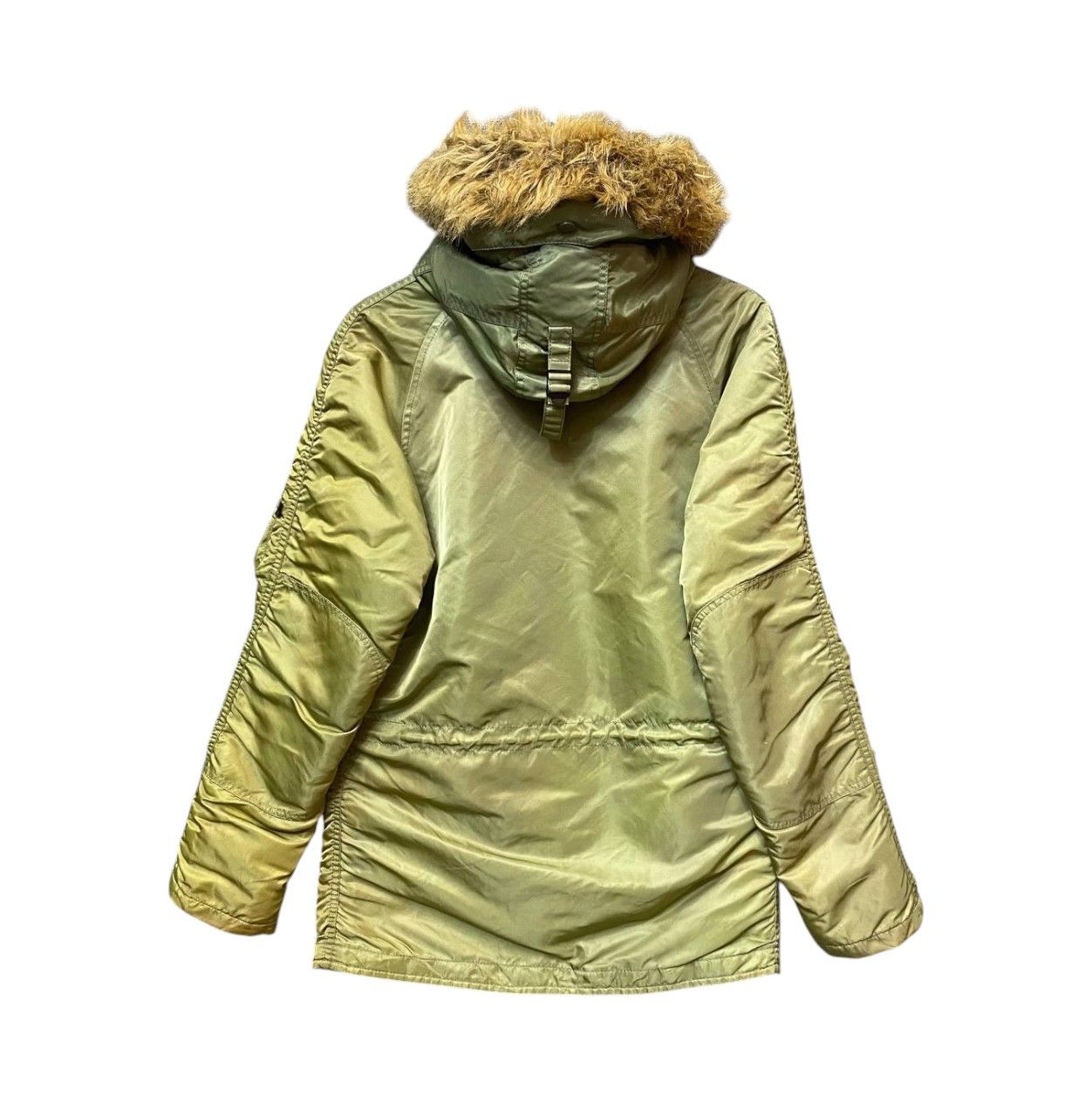 Alpha Industries × Vintage VINTAGE ALPHA INDUSTRIES SUNFADED HOODIE BOMBER MILITARY Size US S / EU 44-46 / 1 - 2 Thumbnail