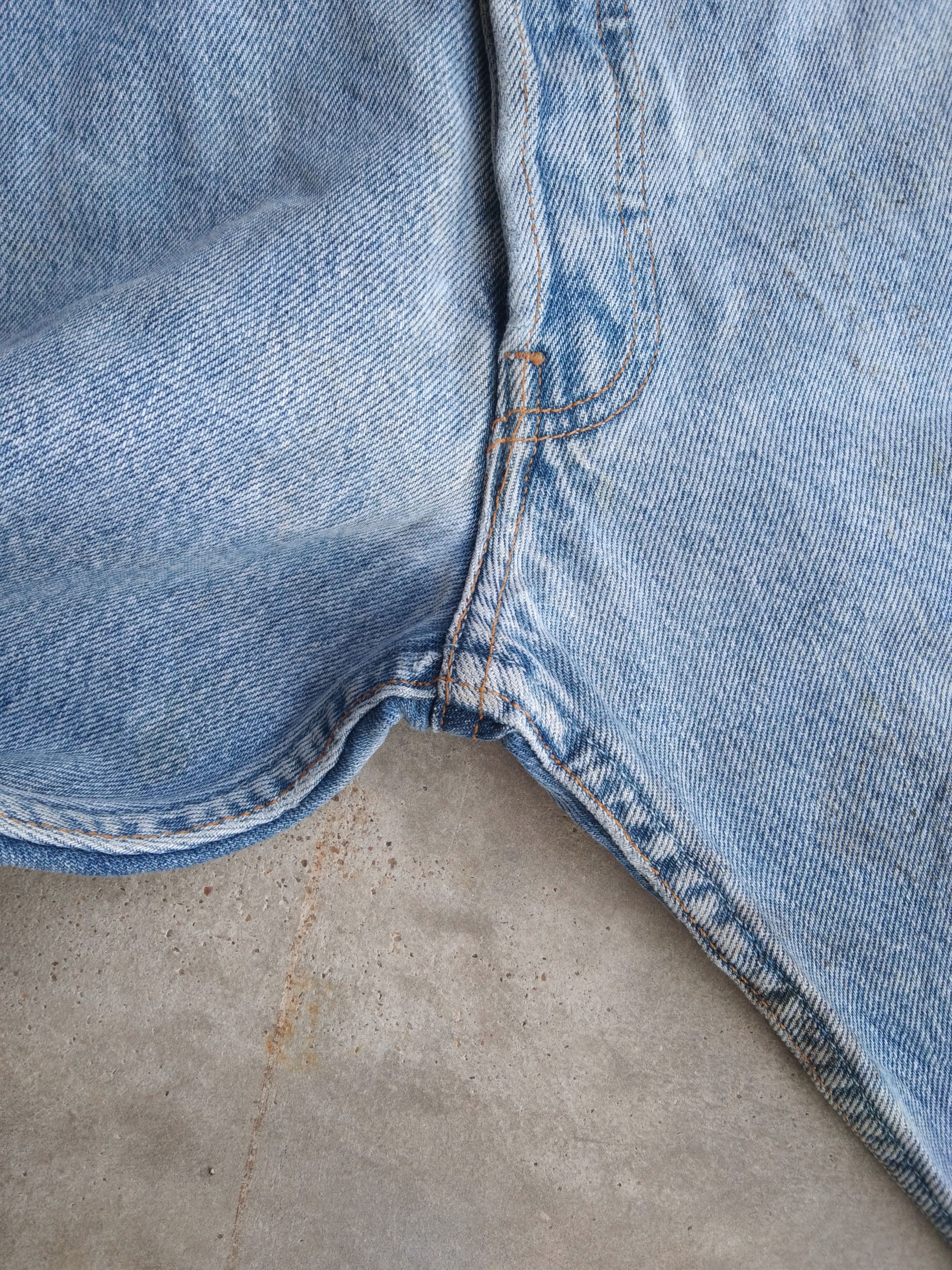 Levi's Vintage Levi's 501 x Anch Crash 90s Y2k Jeans 38x32 Size US 38 / EU 54 - 9 Thumbnail