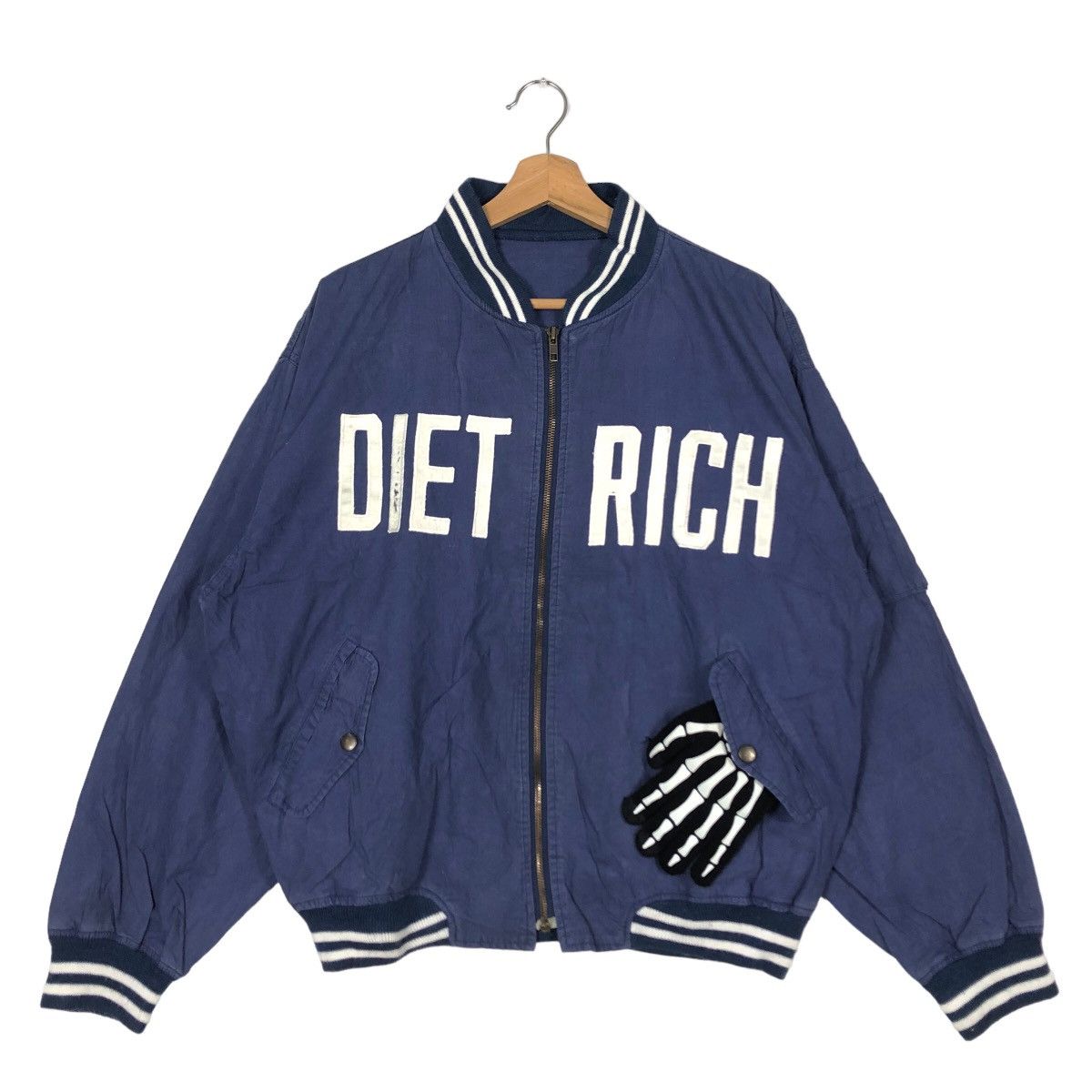 Toyo Enterprises 🔥90s Bomber Jacket Hollywoods 50Years Golden Ears Diet Rich Size US M / EU 48-50 / 2 - 3 Thumbnail