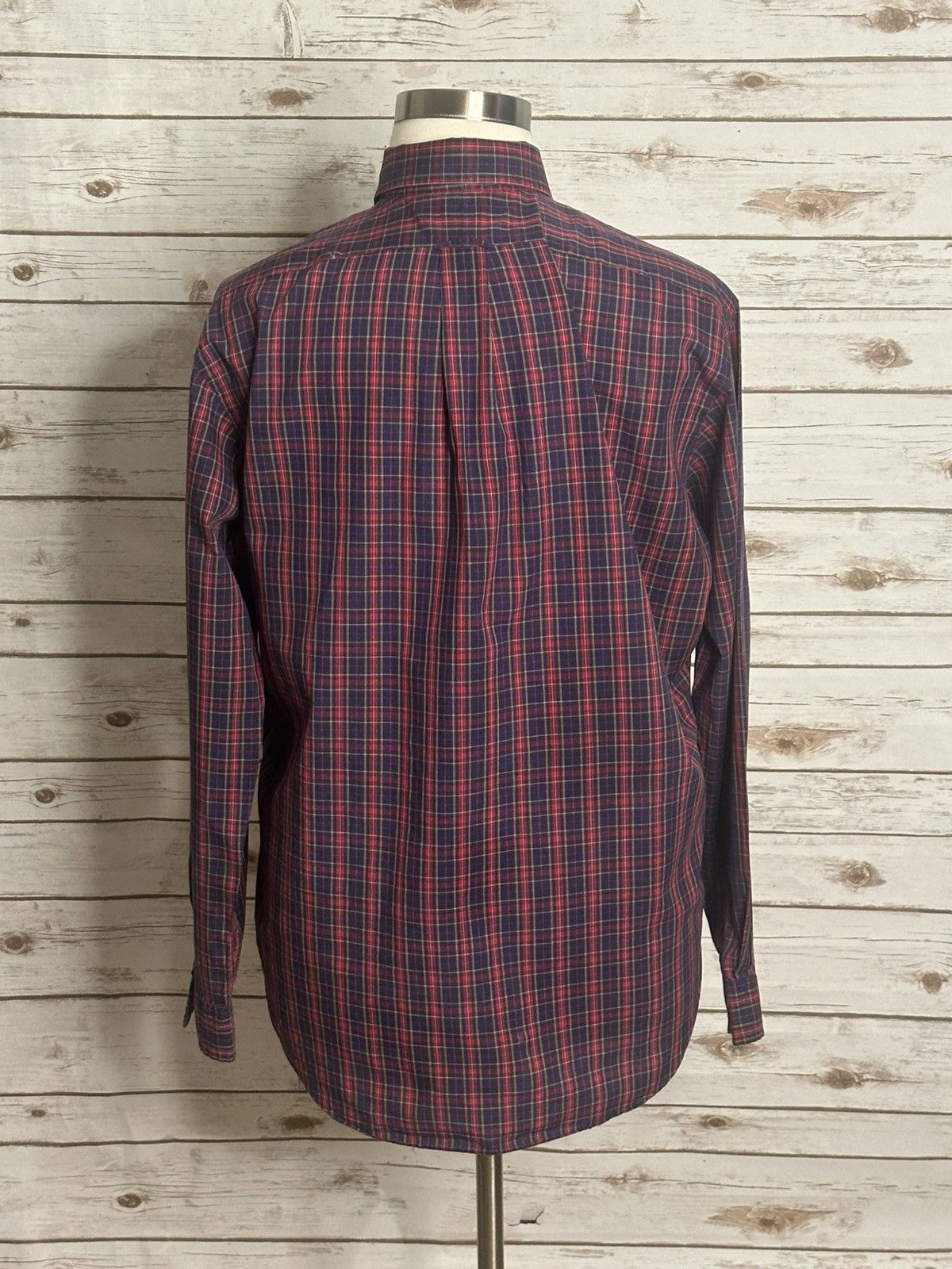 Ralph Lauren Ralph Lauren Classic Fit red/navy plaid button-down shirt Size US XL / EU 56 / 4 - 6 Thumbnail