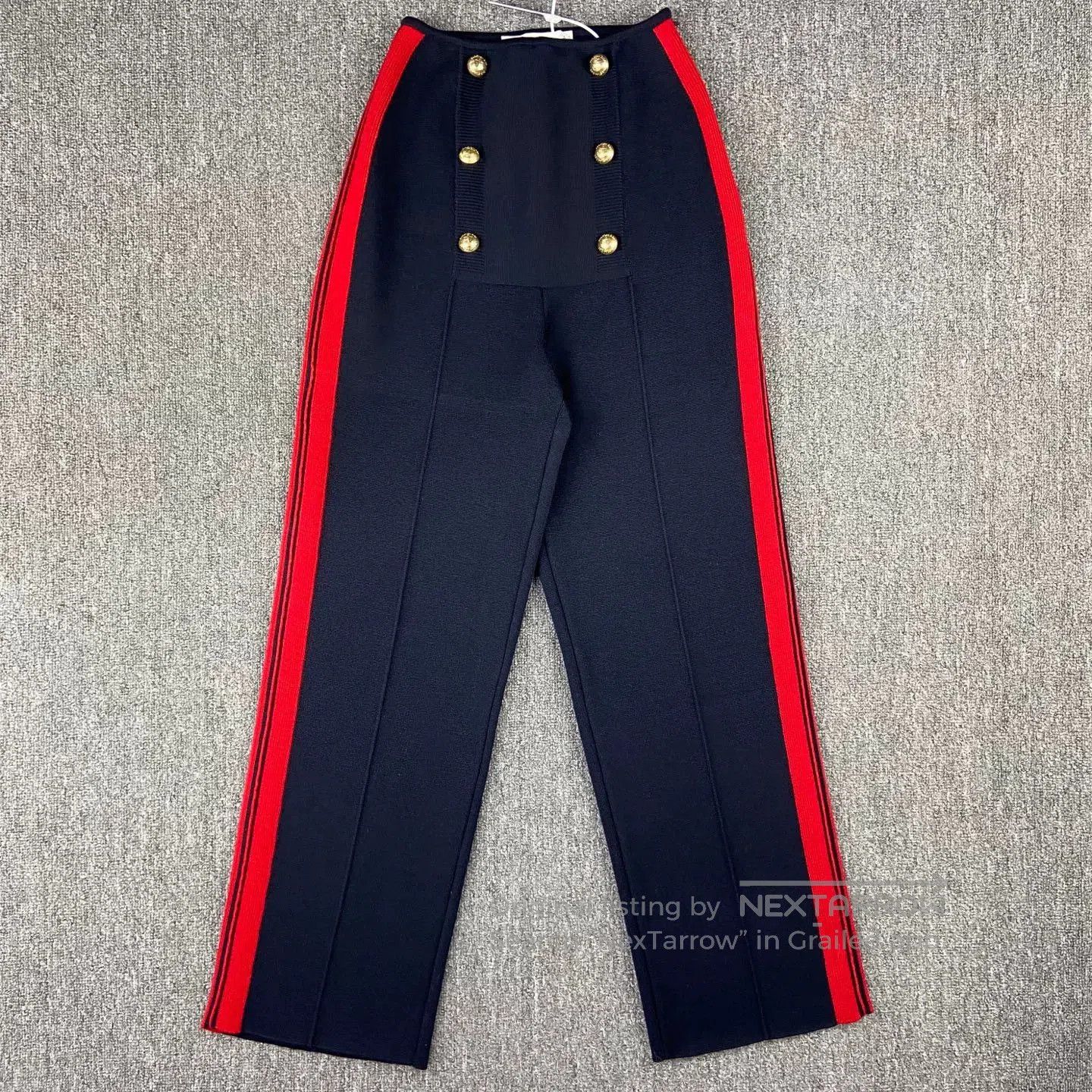 Dior dior black and red double-breasted pants. Size US 36 / EU 52 - 1 Thumbnail