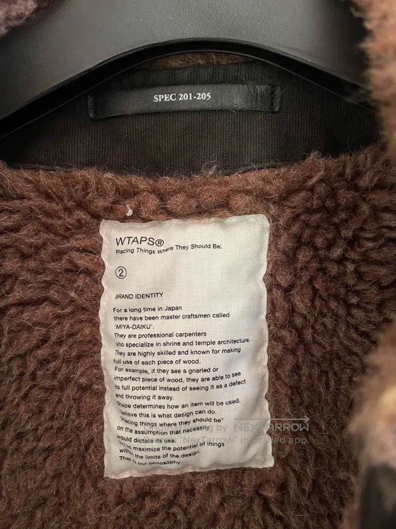 Wtaps Wtaps Inner fleece jacket with genuine lamb fur Size US M / EU 48-50 / 2 - 5 Thumbnail
