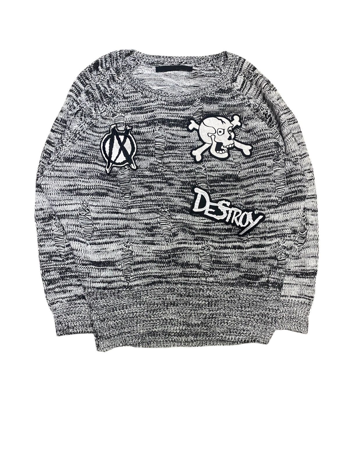 Japanese Brand Glad News JAPAN destroy anarchy Distressed oversize Size US M / EU 48-50 / 2 - 1 Thumbnail