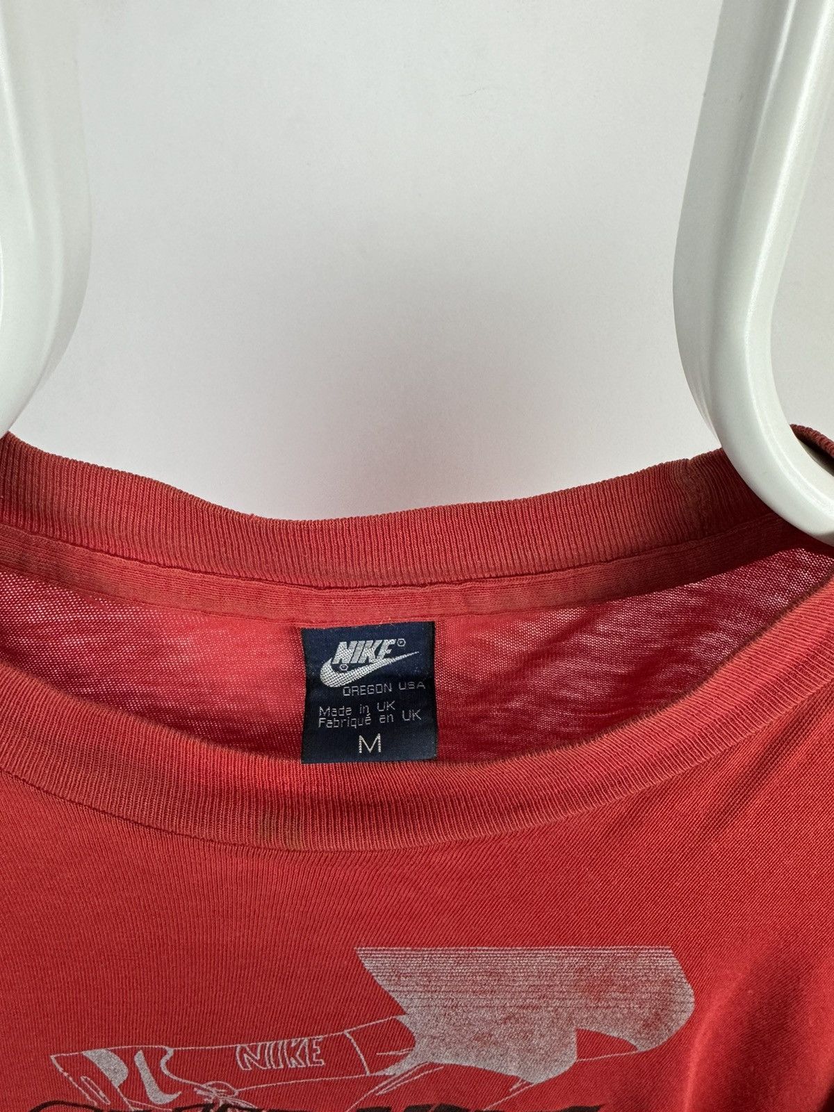 Vintage Vintage Nike Made In UK Running Tee Size US M / EU 48-50 / 2 - 3 Thumbnail