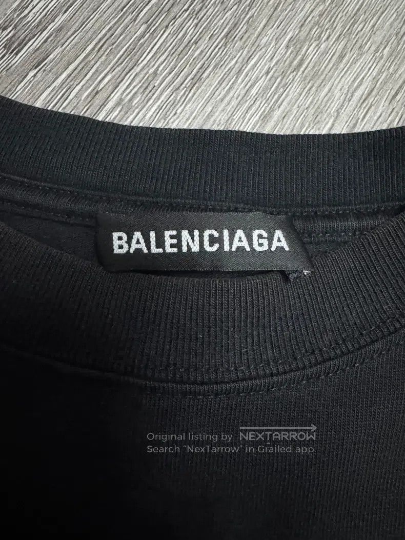 Balenciaga Balenciaga Portrait Band Short Sleeve Size M / US 6-8 / IT 42-44 - 3 Thumbnail