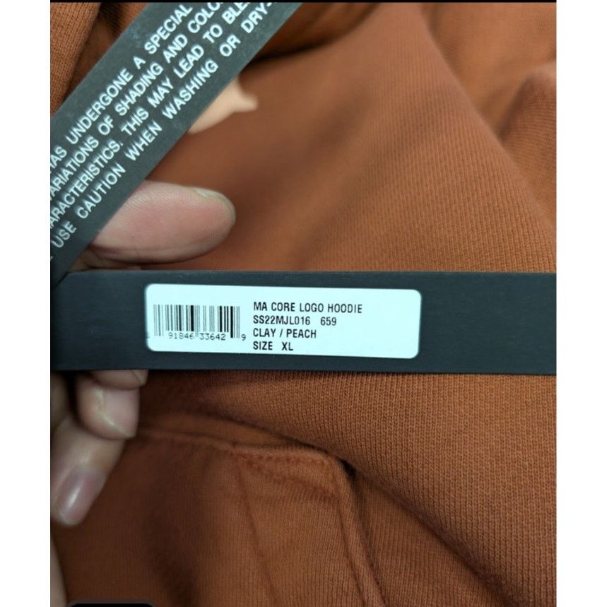 Amiri o1rshd1 MA Core Logo Hoodie in Clay / Peach Size US XL / EU 56 / 4 - 19 Thumbnail
