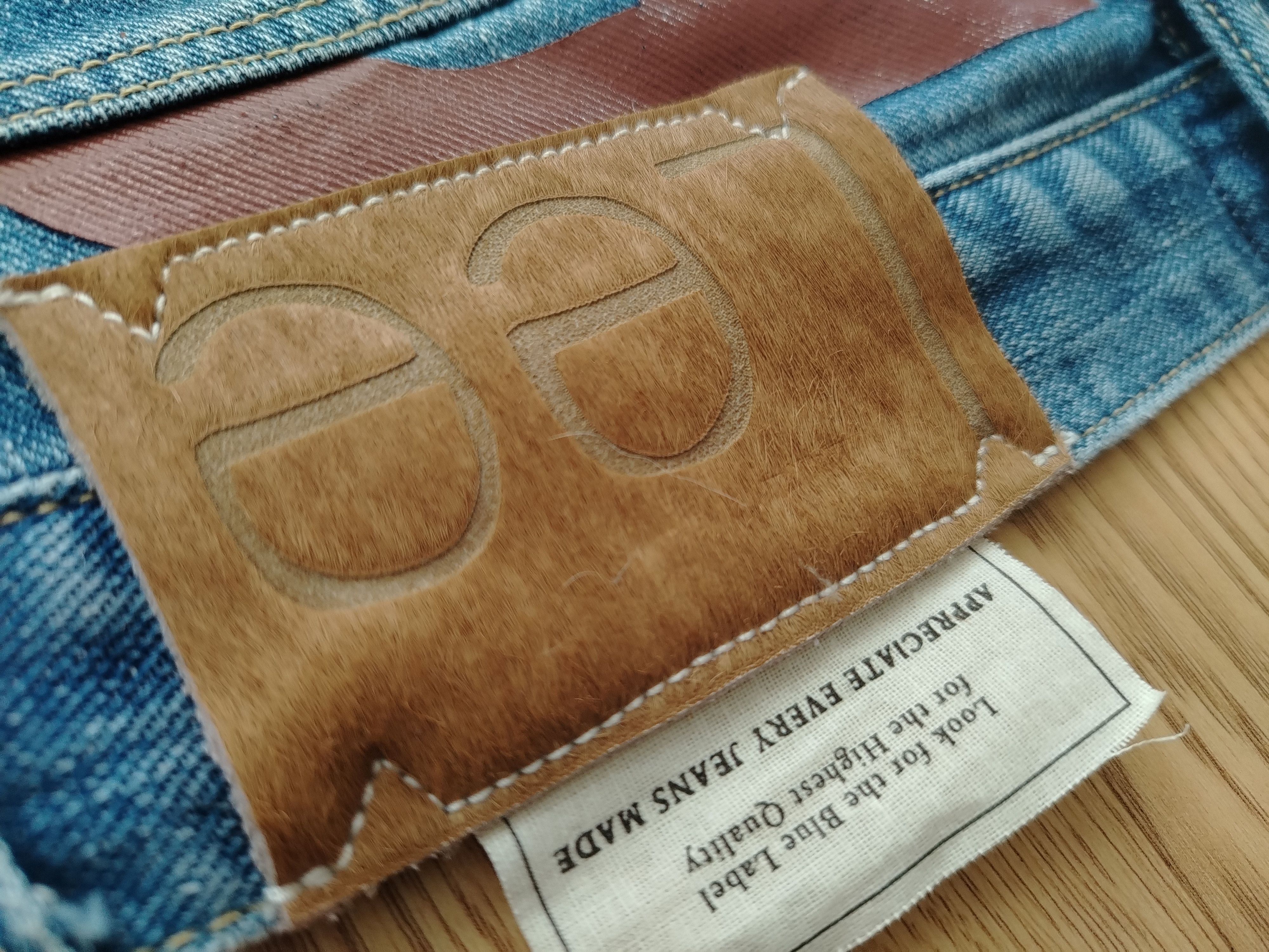 Lee × Vintage Lee Riders 101 Jeans Banner Vintage Limited Edition Size US 33 - 21 Thumbnail