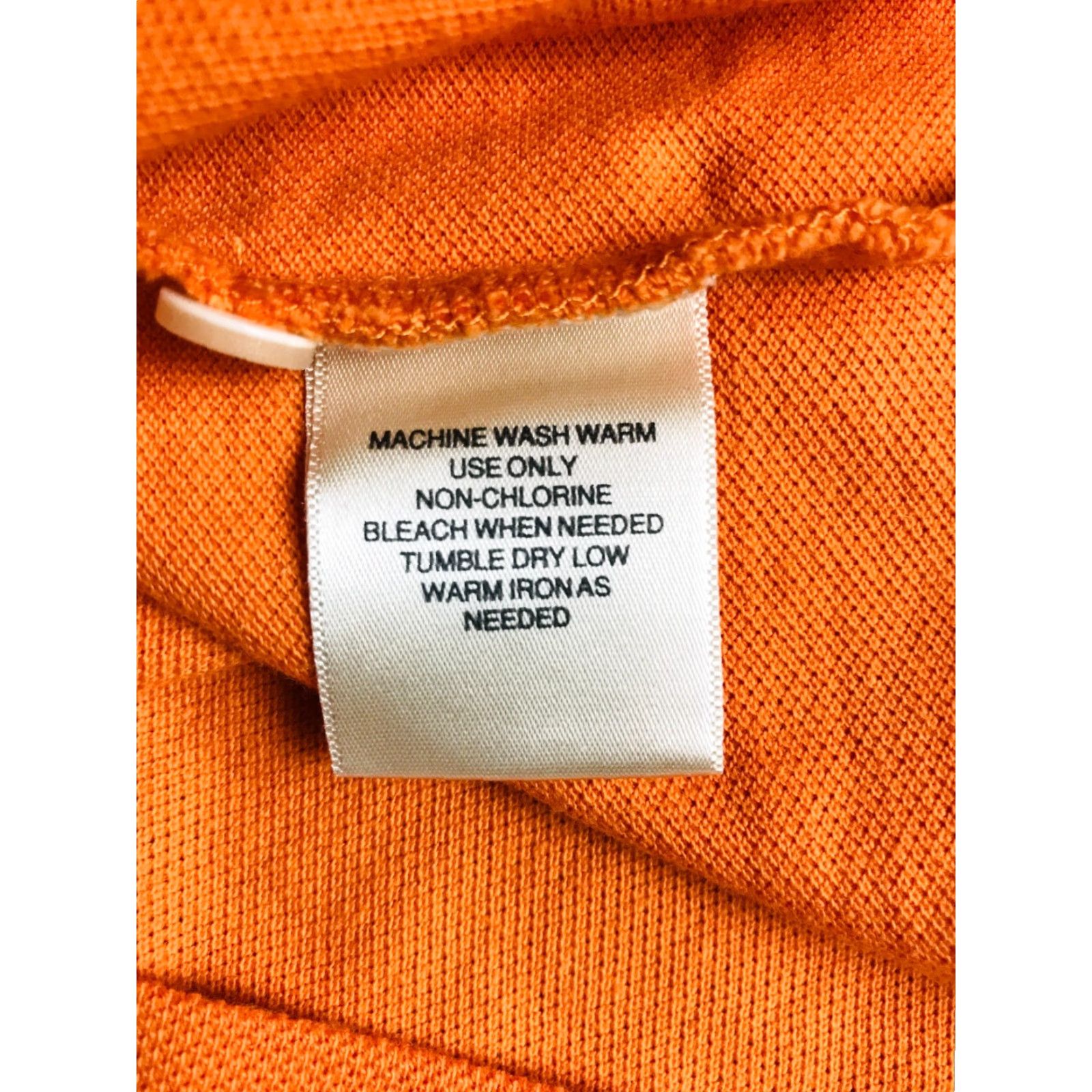 Vintage St. John's Bay Polo Shirt Mens XL Orange Solid Heritage Pique Short Sleeve Size US XL / EU 56 / 4 - 7 Thumbnail