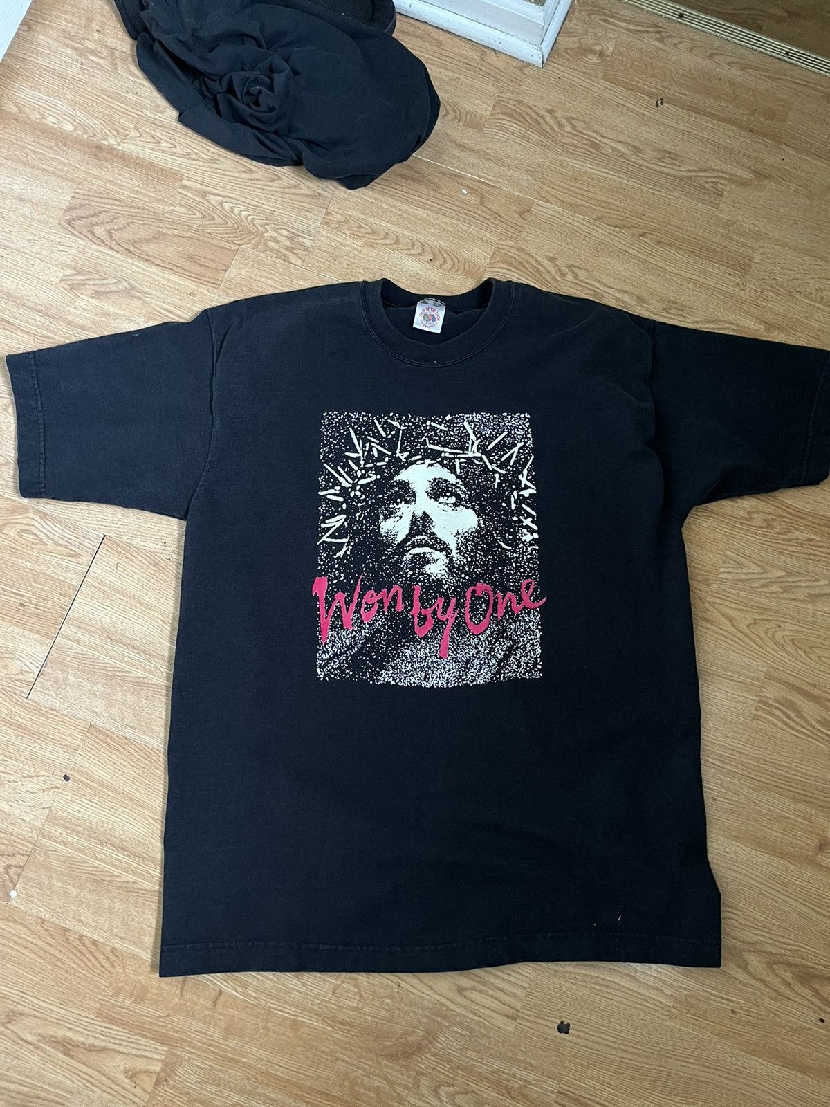 Vintage Jesus Shirt “ Won by one “