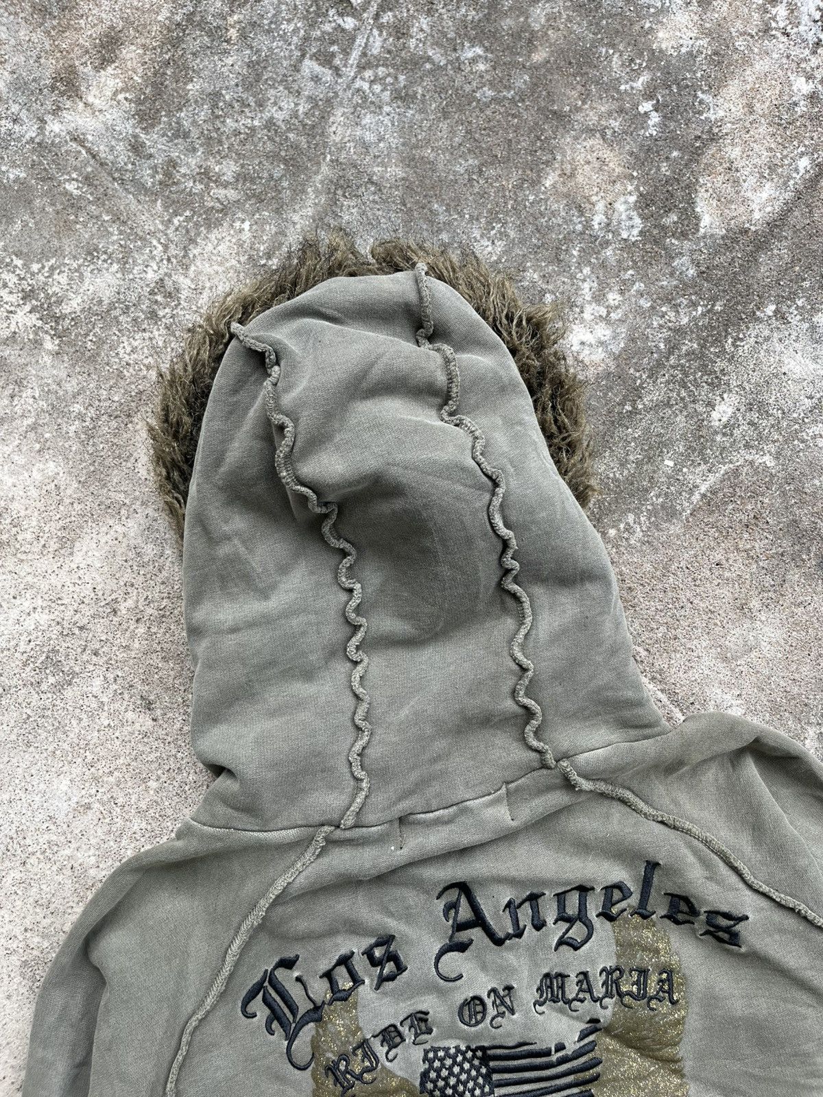 Japanese Brand VTG LA GATE INDIAN JAPANESE FUR HOODIE IFSIXWASNINE STYLE Size US M / EU 48-50 / 2 - 21 Thumbnail