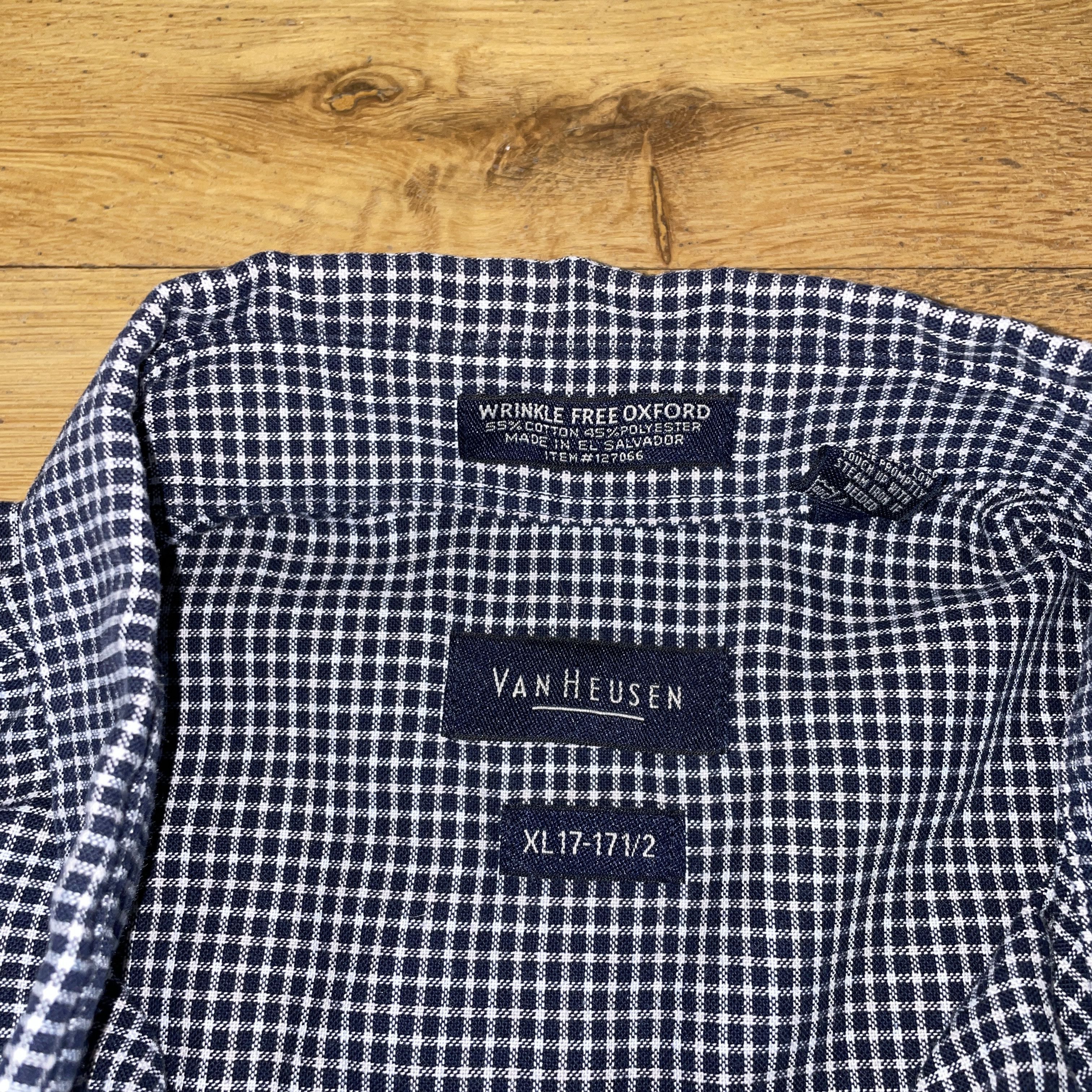 Van Heusen Van Heusen Men's Fashionable Elegant Check Shirt Size XL Size US XL / EU 56 / 4 - 2 Thumbnail