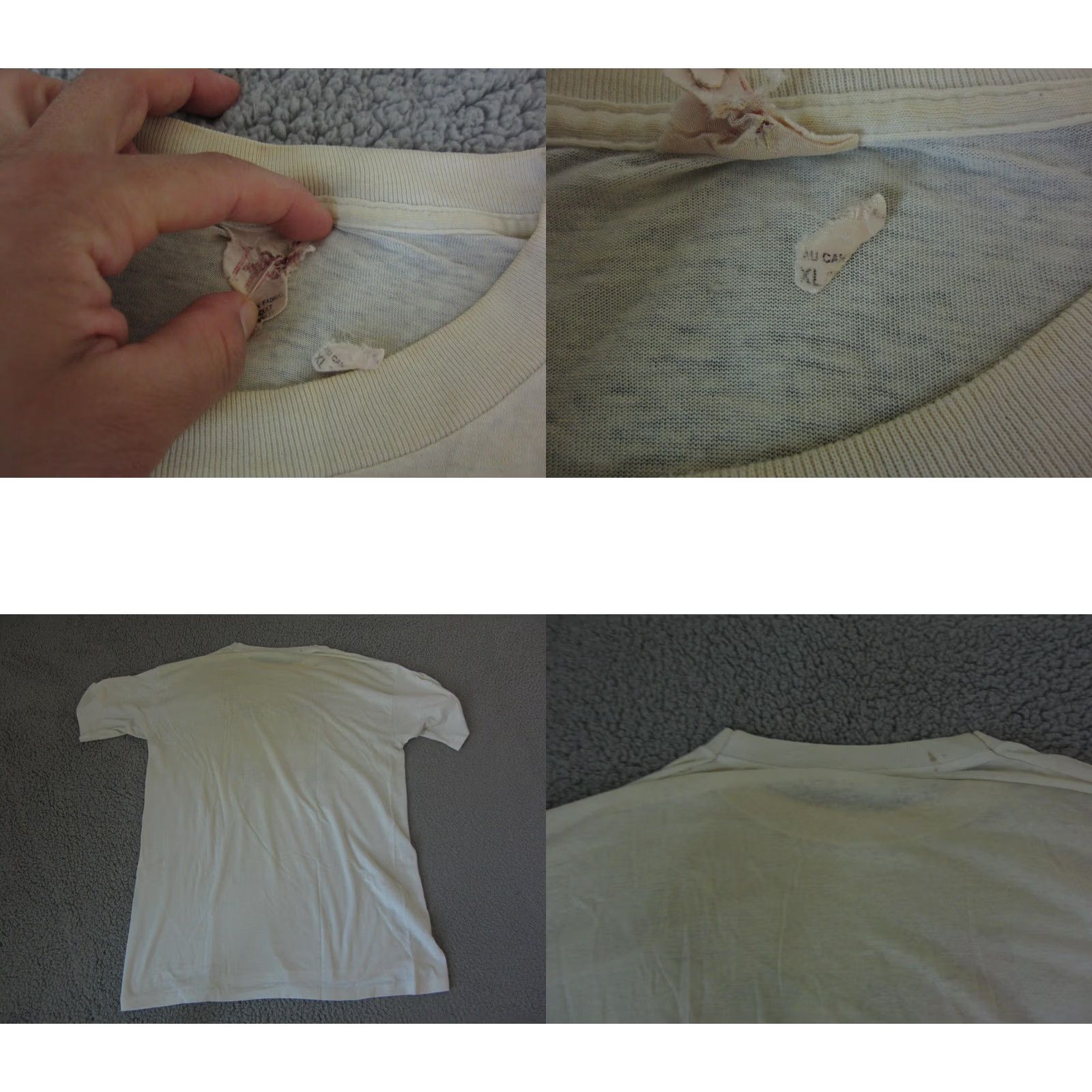 Vintage VINTAGE Canada Shirt Adult Extra Large XL White Leaves Casual Mens Single Stitch 80s Size US XL / EU 56 / 4 - 8 Thumbnail
