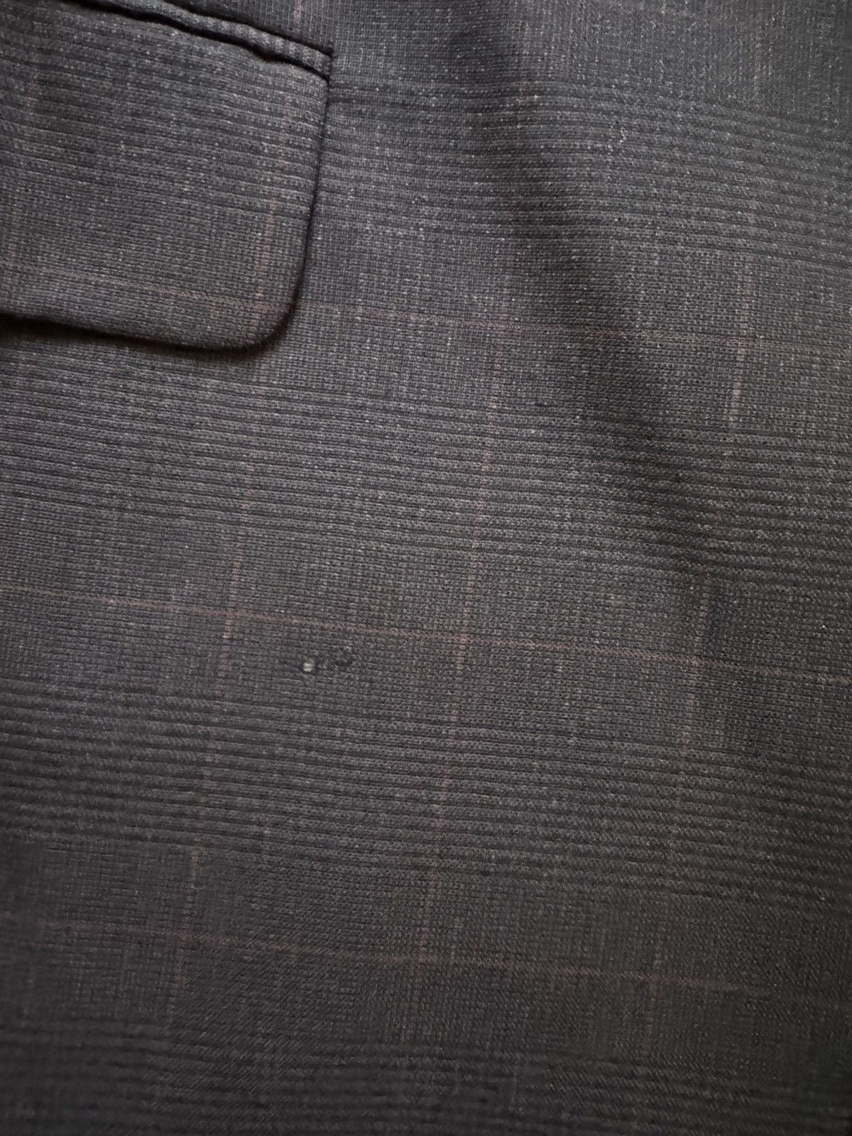 Burberry Burberrys’ Vintage Subtle Glen Plaid Wool Jacket Size 44R - 7 Thumbnail