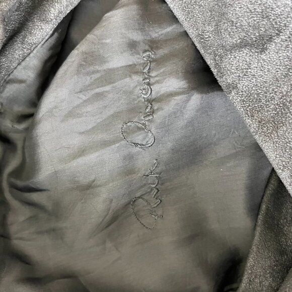 Rick Owens Drkshdw Rick Owens DRKSHDW Lamb Leather Cropped Gray Short Sleeve Zi Size M / US 6-8 / IT 42-44 - 9 Thumbnail