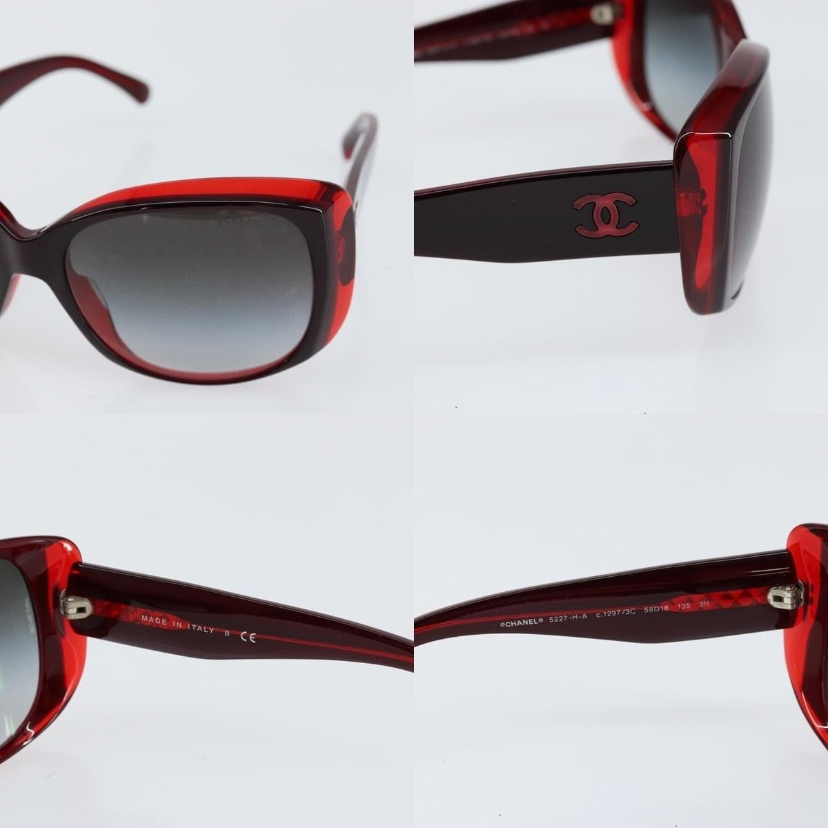 Chanel Chanel CC Plastic Sunglasses Size ONE SIZE - 4 Thumbnail