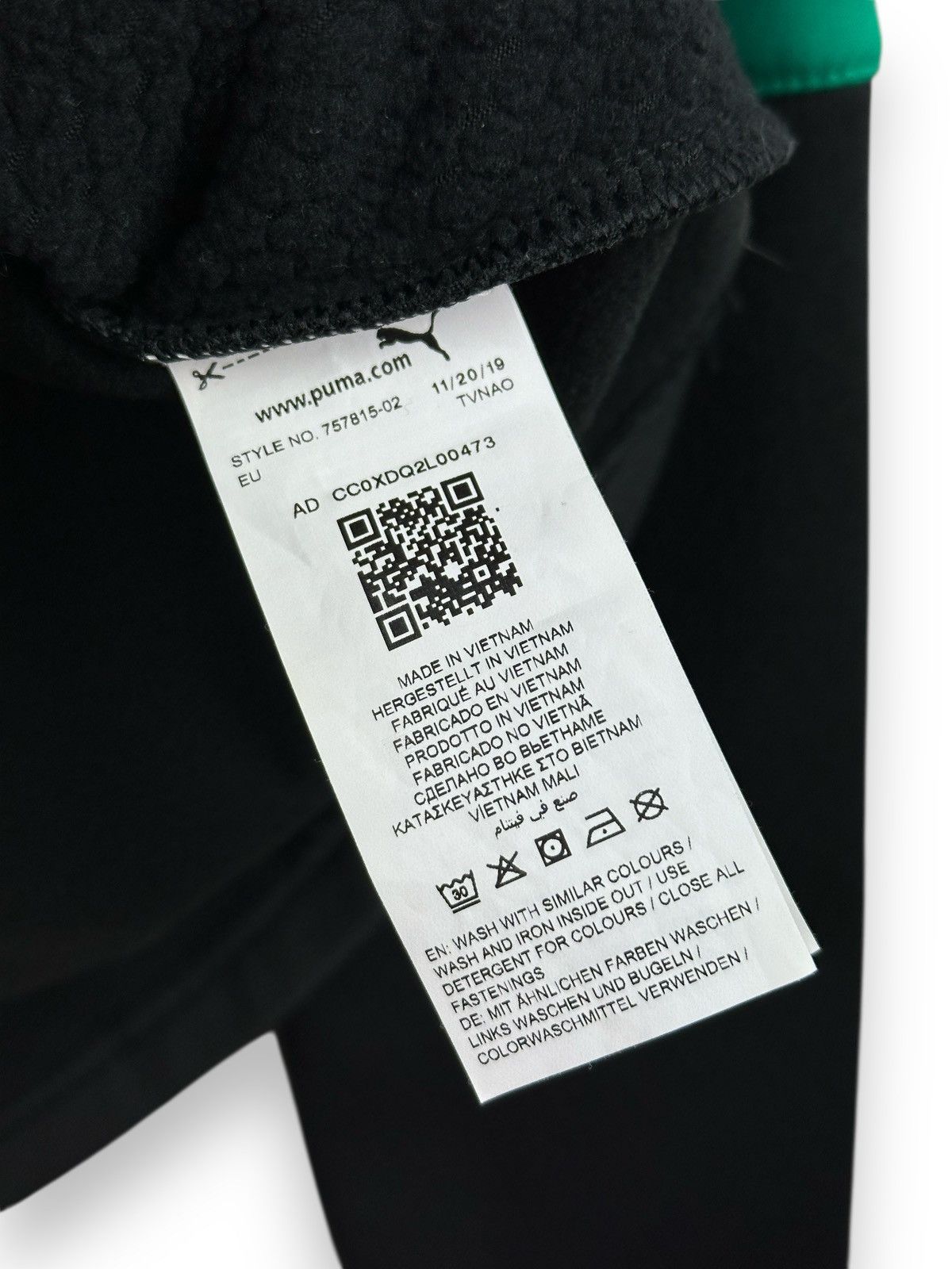 Puma Borussia Mönchengladbach Puma Zip Training Top Long Sleeve Size US XL / EU 56 / 4 - 11 Thumbnail