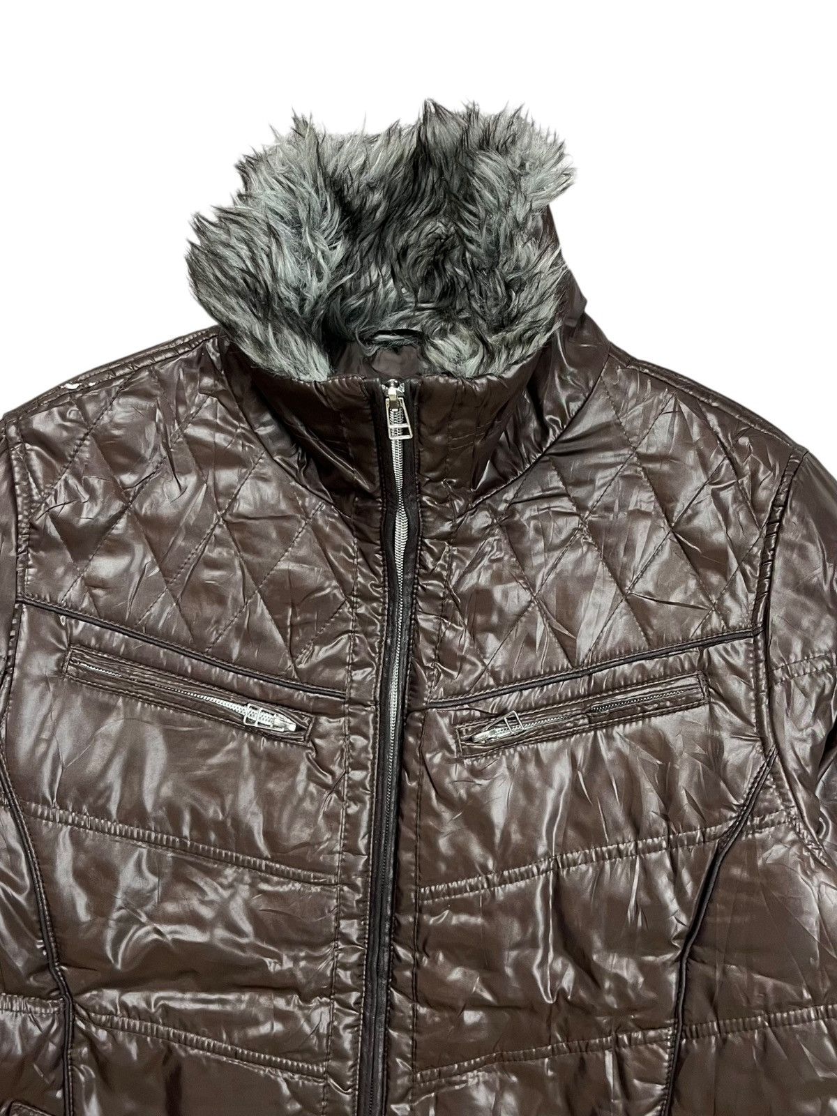 Tornado Mart 2000s Spinach - Trim Fur Vkei Style Jacket Size US L / EU 52-54 / 3 - 8 Thumbnail