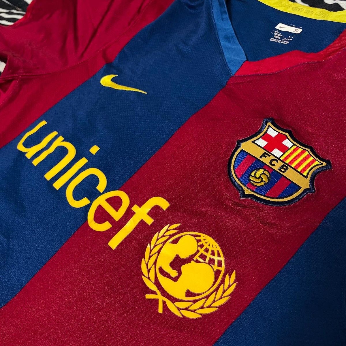 Vintage 🔥RARE🔥Vintage FC BARCELONA 2006 2007 home football T-shirt Size US S / EU 44-46 / 1 - 4 Thumbnail