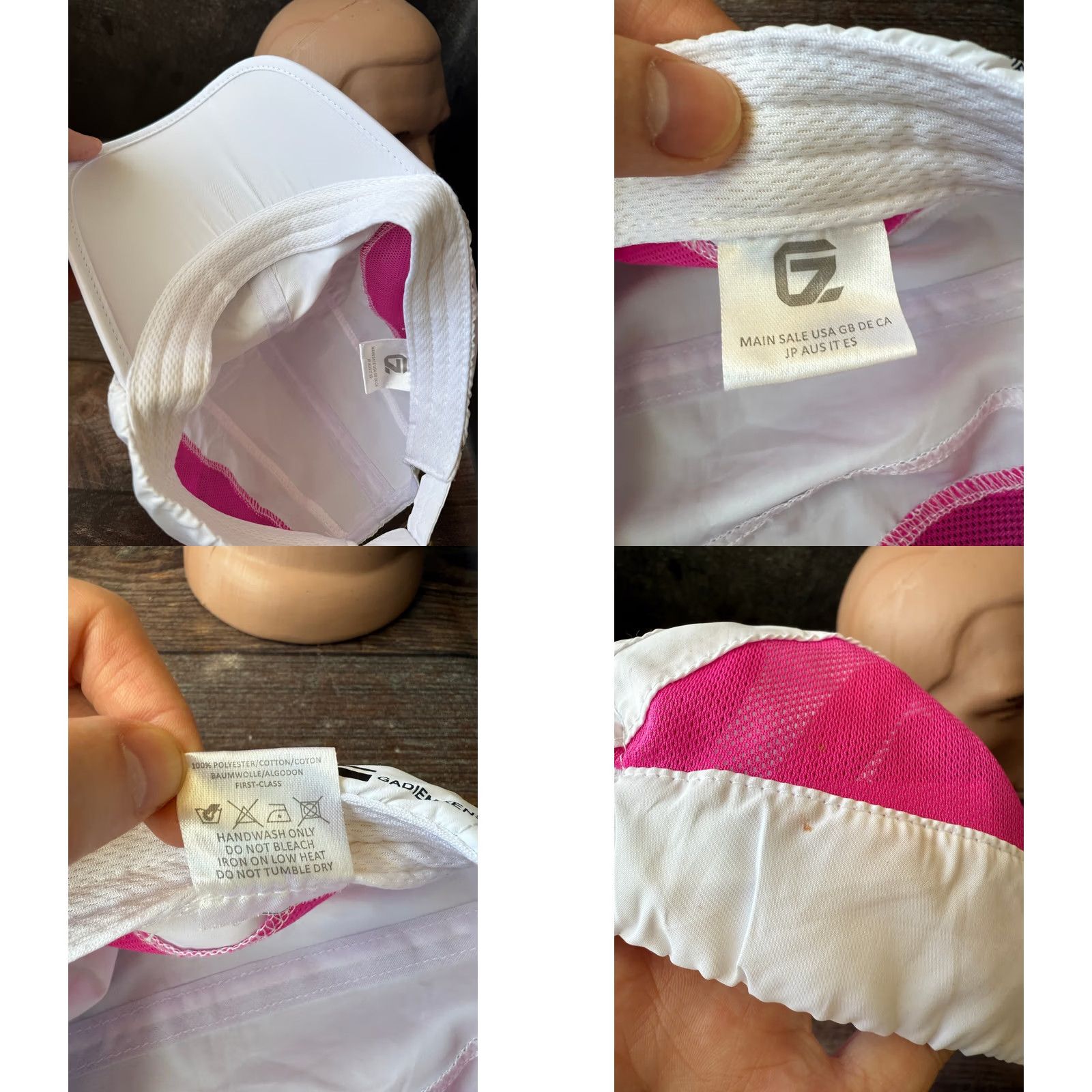 Pinko GADIEMKENSD Hat Cap Womens White Pink Adjustable Strap Breathable Sport Baseball Cap Size ONE SIZE - 9 Thumbnail