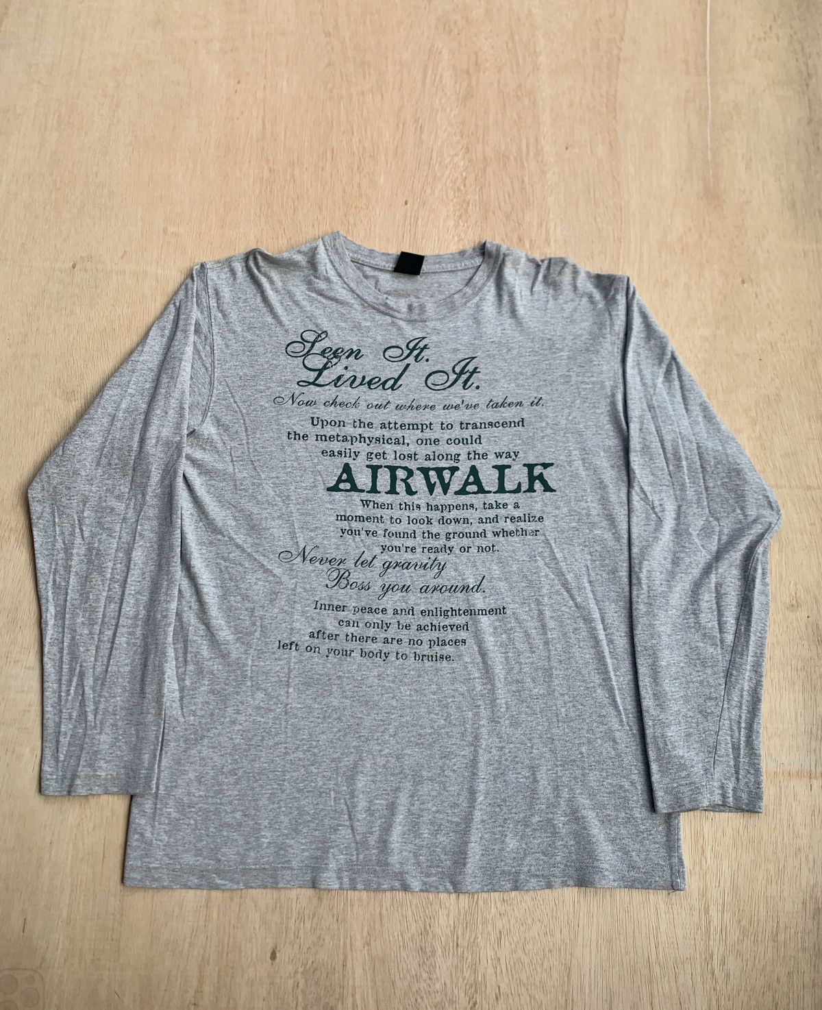 Hysteric Glamour × Japanese Brand Y2k Air Walk Ifsixwasnine Style Longsleeve Size US L / EU 52-54 / 3 - 1 Thumbnail