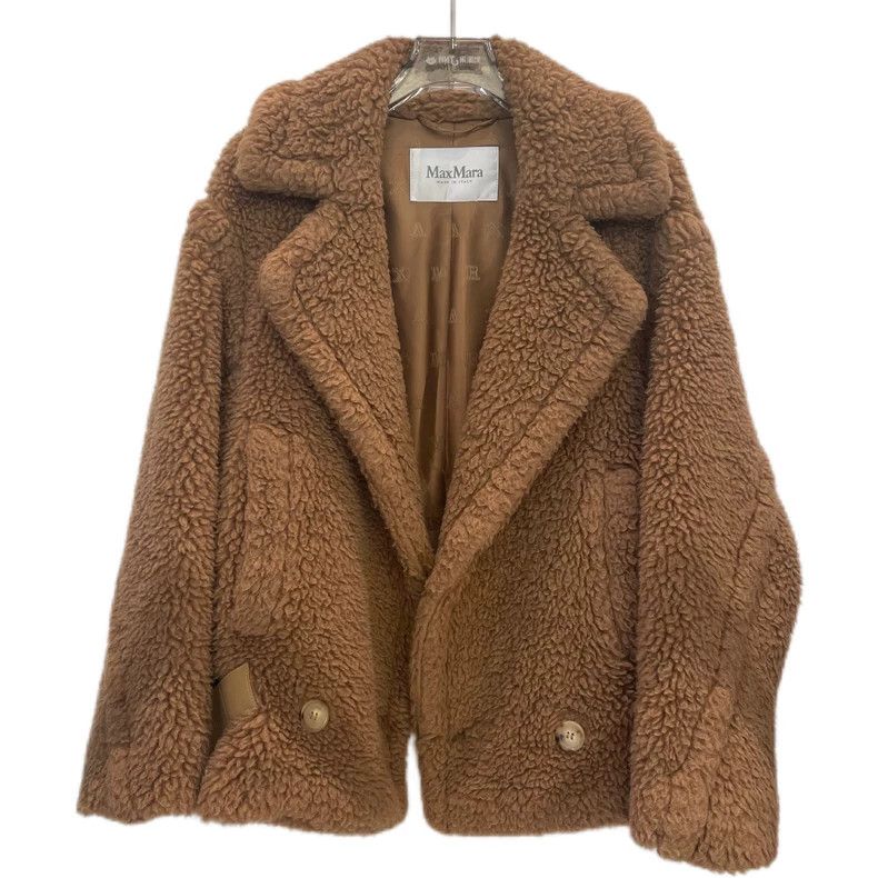 Max Mara Max Mara Double-breasted short teddy Size S / US 4 / IT 40 - 1 Thumbnail