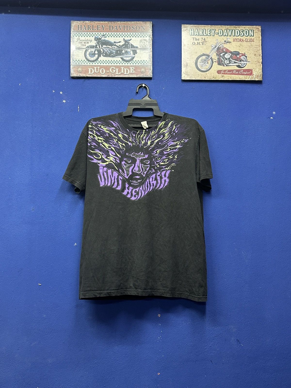 Band Tees × Jimi Hendrix × Vintage Faded❗️Vintage Y2k Jimi Hendrik Tshirt Size US L / EU 52-54 / 3 - 1 Thumbnail