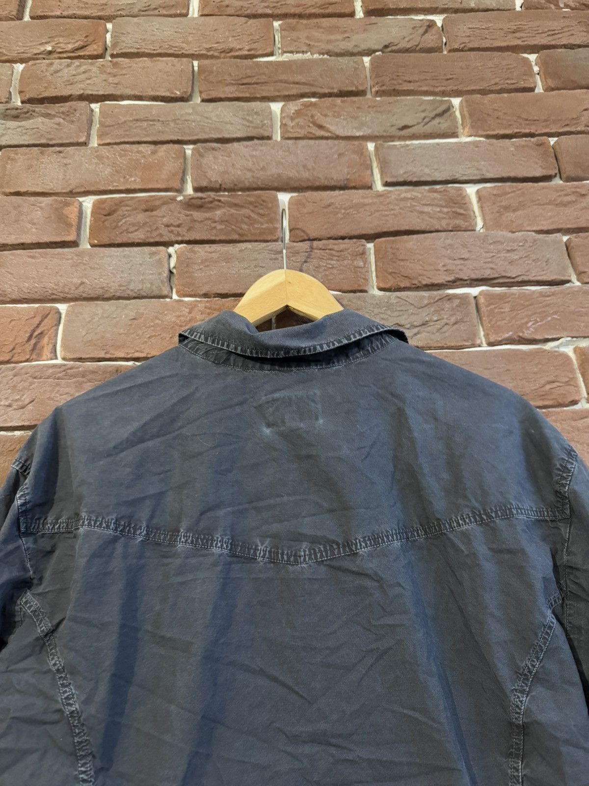 Just Cavalli Rare Just Cavalli Cargo Button Shirt Washed Black 54 Rare Size US L / EU 52-54 / 3 - 4 Thumbnail