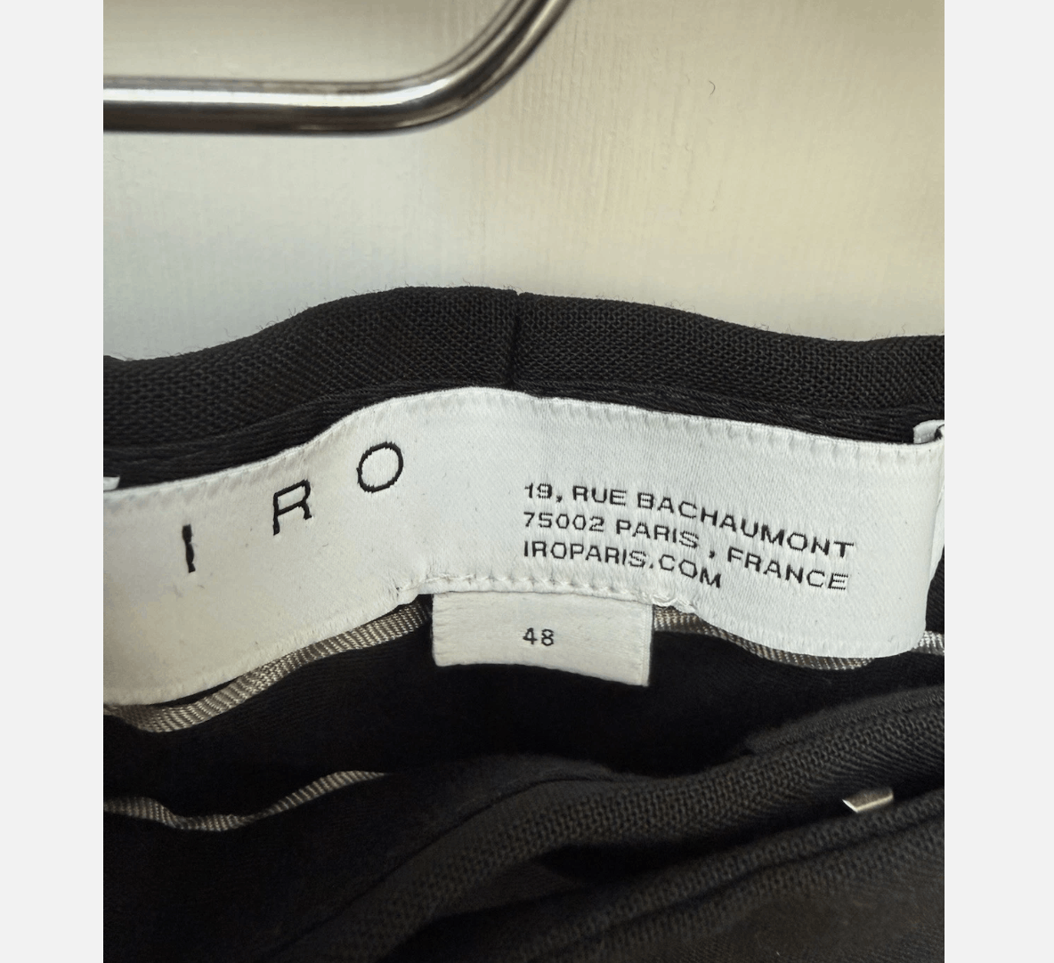 Iro IRO NWT Men's Wool Slacks Pants EU48 US 38 or 32" waist Size 38R - 3 Thumbnail