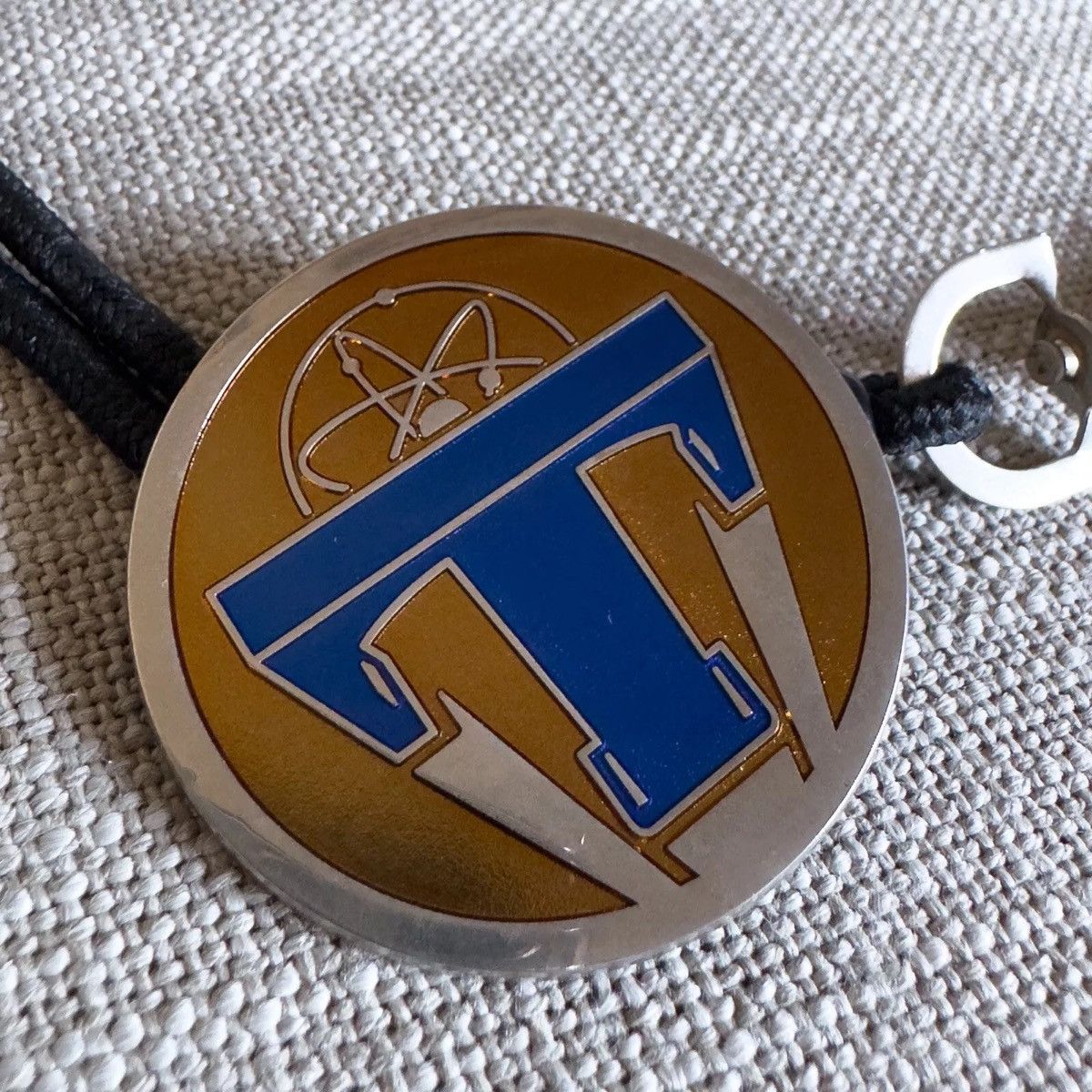 Disney Cast Member Exclusive Bolo Tomorrowland Logo Pin Lanyard Size ONE SIZE - 3 Thumbnail