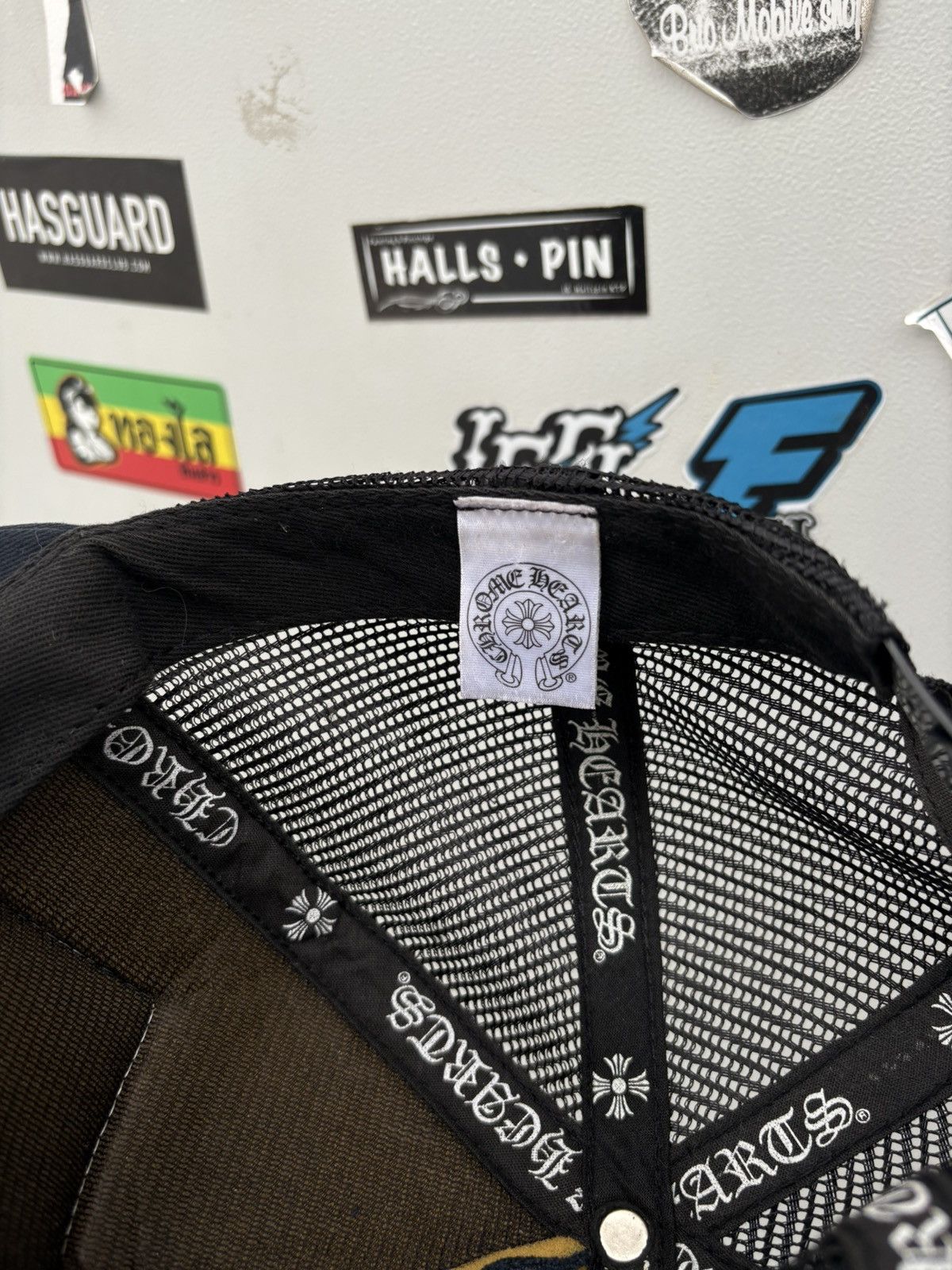 Chrome Hearts Chrome Hearts FU€K Hollywood Trucker Black Size ONE SIZE - 8 Thumbnail