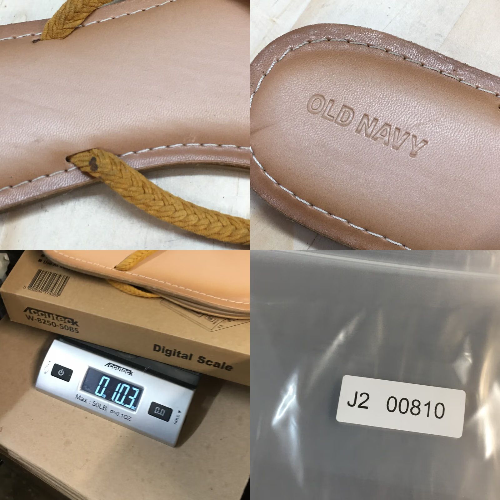 Old Navy Old Navy Sandals Womens 10 Thong Brown Toe-Post Comfort Casual Open Toe Flats Size US 10 / IT 40 - 9 Thumbnail