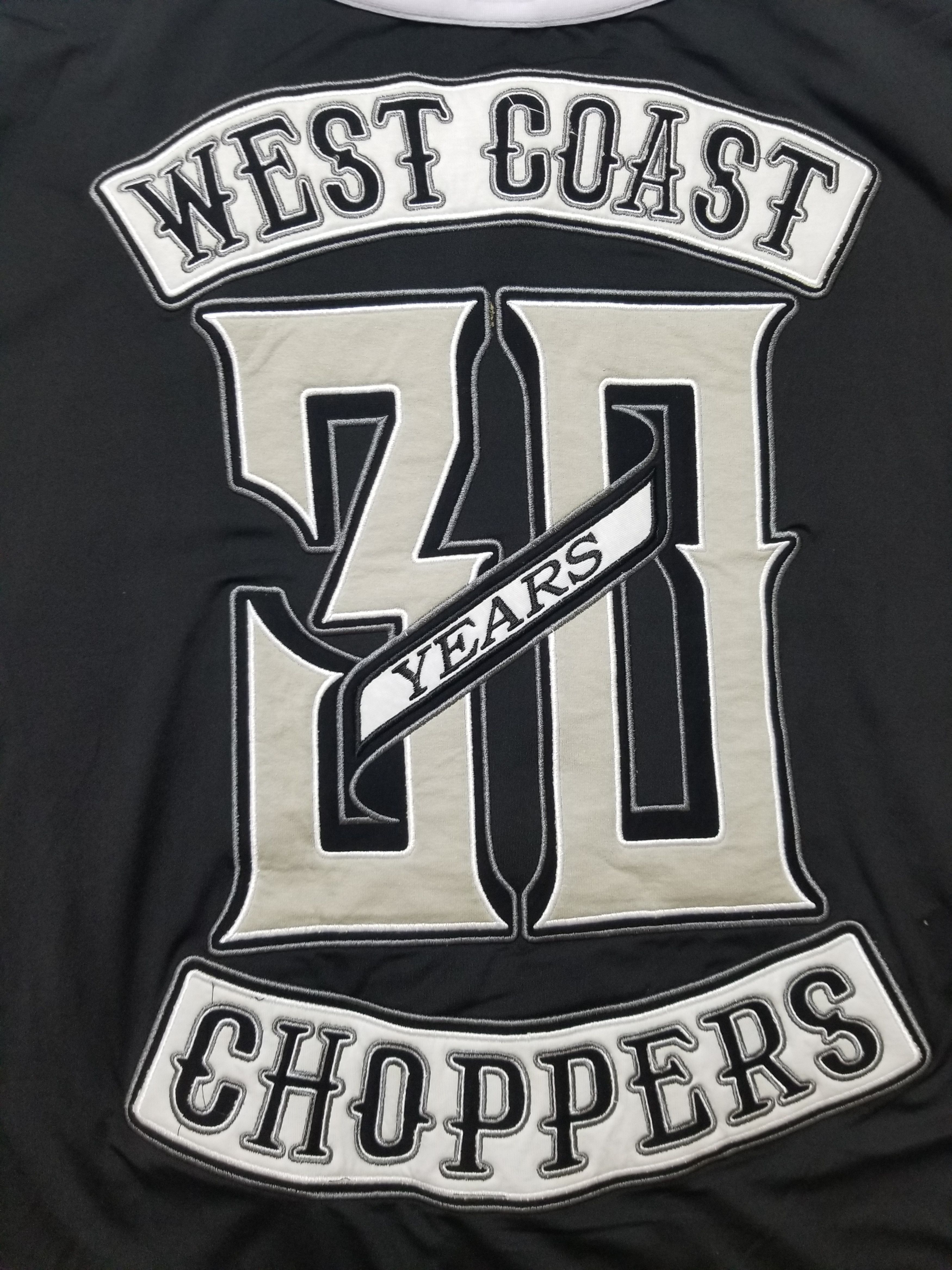 West Coast Choppers 30 Years Anniversary Limited Baseball Jersey Shirt Size US XXL / EU 58 / 5 - 8 Thumbnail