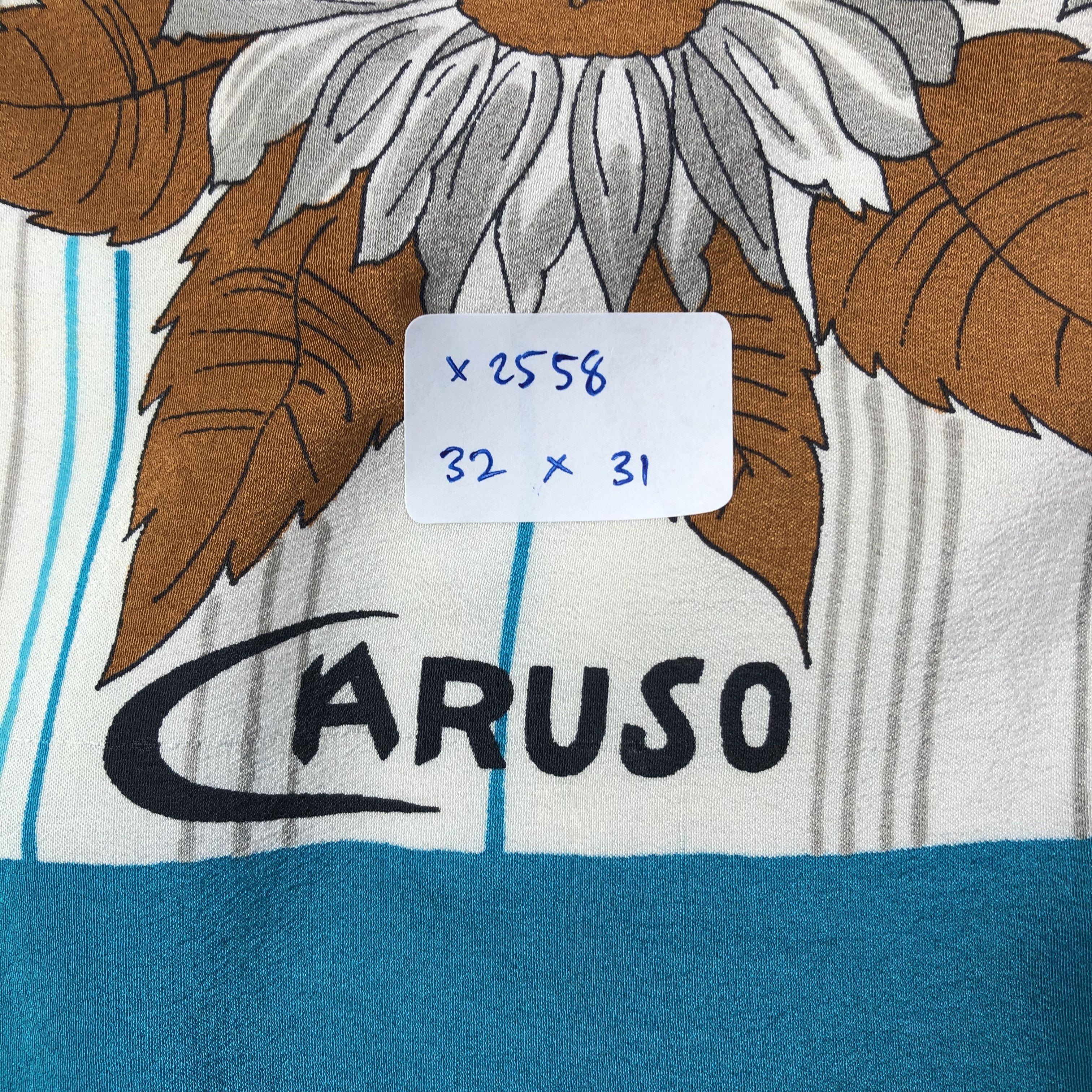 Caruso × Vintage Vintage Caruso Silk Scarf Size ONE SIZE - 6 Thumbnail