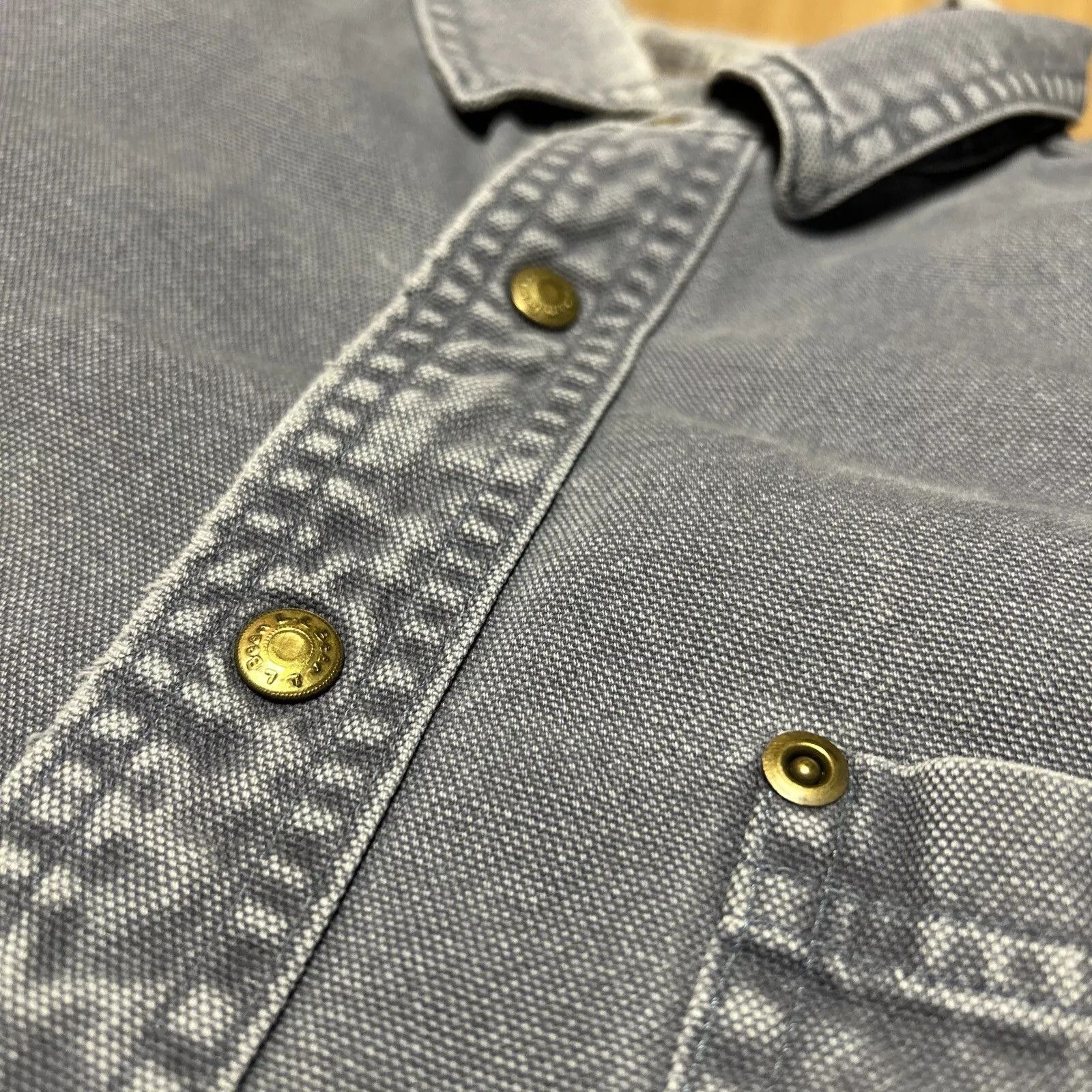 L.L. Bean VTG LL Bean Flannel Lined Shacket Men’s L Canvas Size US L / EU 52-54 / 3 - 2 Thumbnail