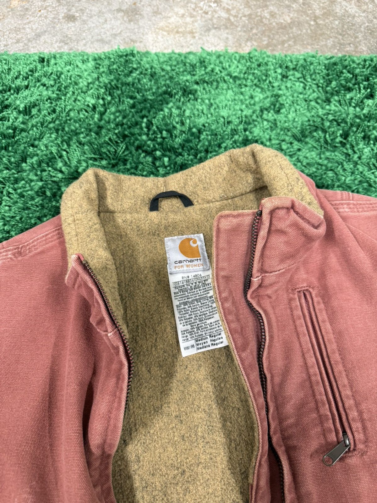 Carhartt Carhartt Womens Brick Vintage Heavy Sherpa Lined Work Vest Size M / US 6-8 / IT 42-44 - 4 Thumbnail