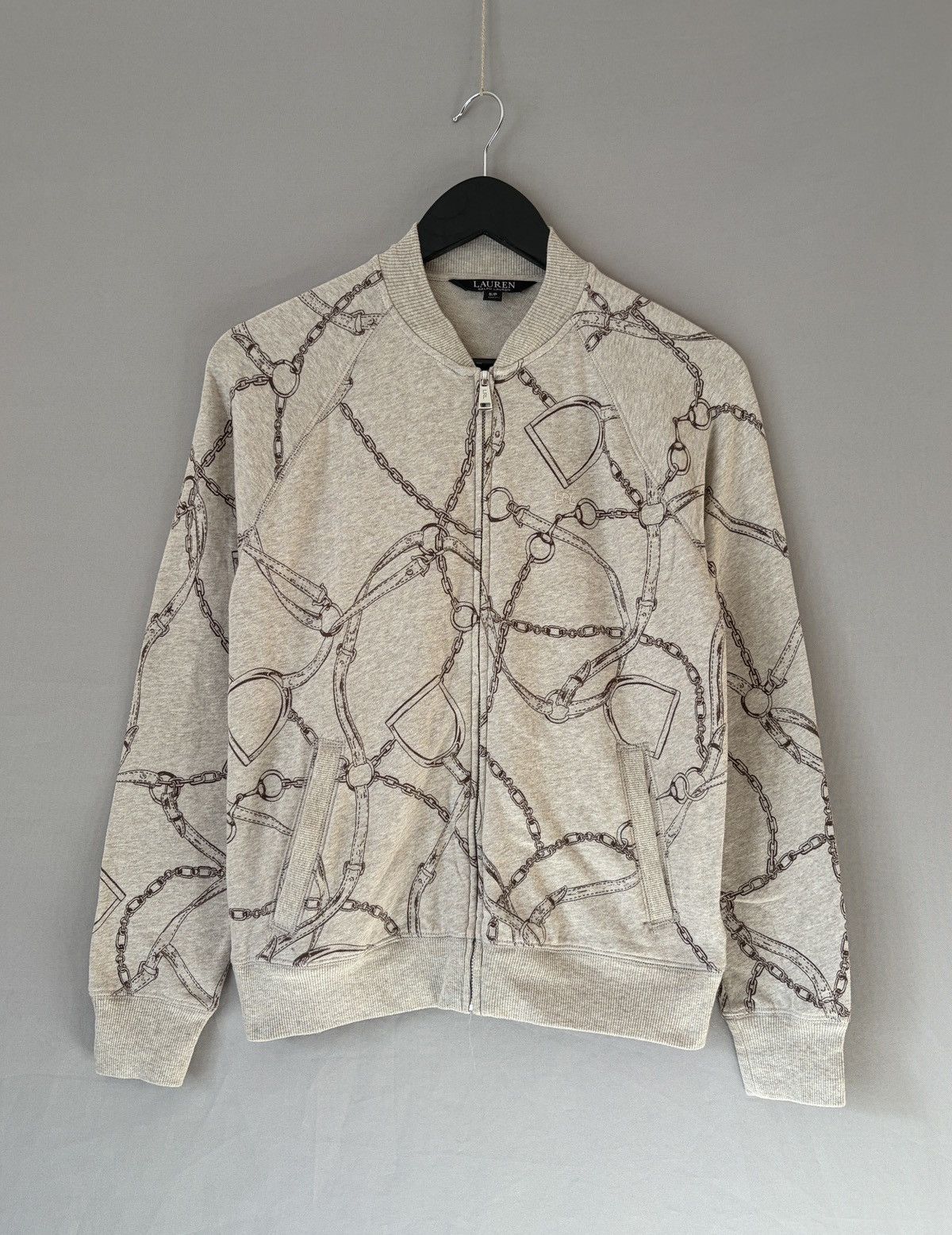 Ralph Lauren Lauren Ralph Lauren Cotton Equestrian Bomber Jacket Size S / US 4 / IT 40 - 1 Thumbnail