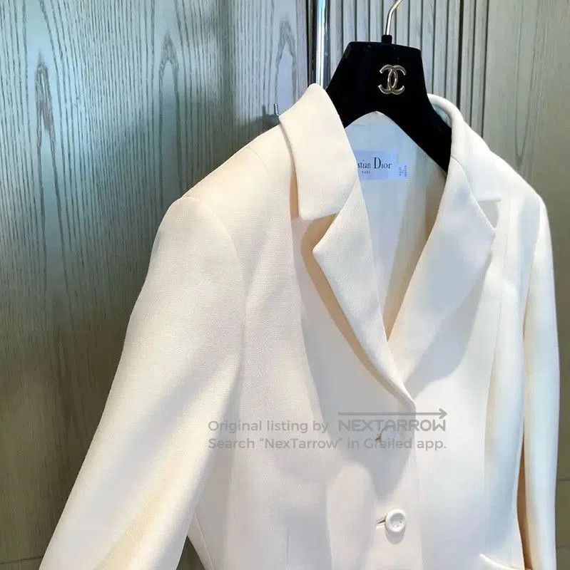 Dior Dior White Wool Blend Women's Jacket . Size M / US 6-8 / IT 42-44 - 6 Thumbnail