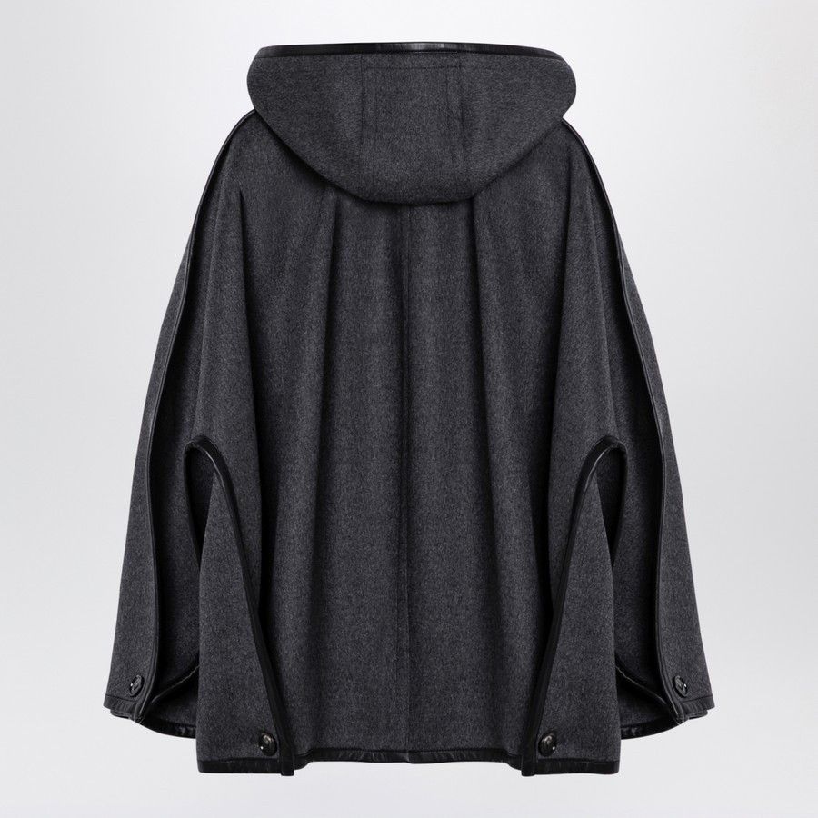 Bottega Veneta o1d2blof0824 Short Double-breasted Wool Coat in Grey Size XS / US 0-2 / IT 36-38 - 2 Thumbnail