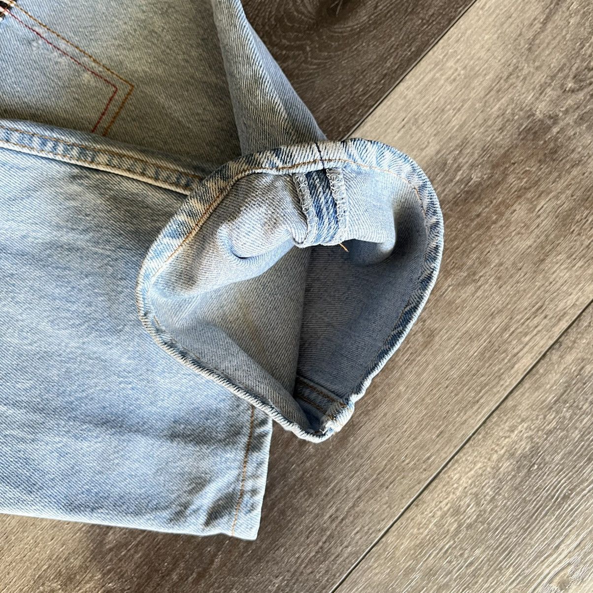 Levi's Vintage 1990s Levi’s Kalimera Reworked Patchwork Jeans 32x30 Size US 32 / EU 48 - 7 Thumbnail
