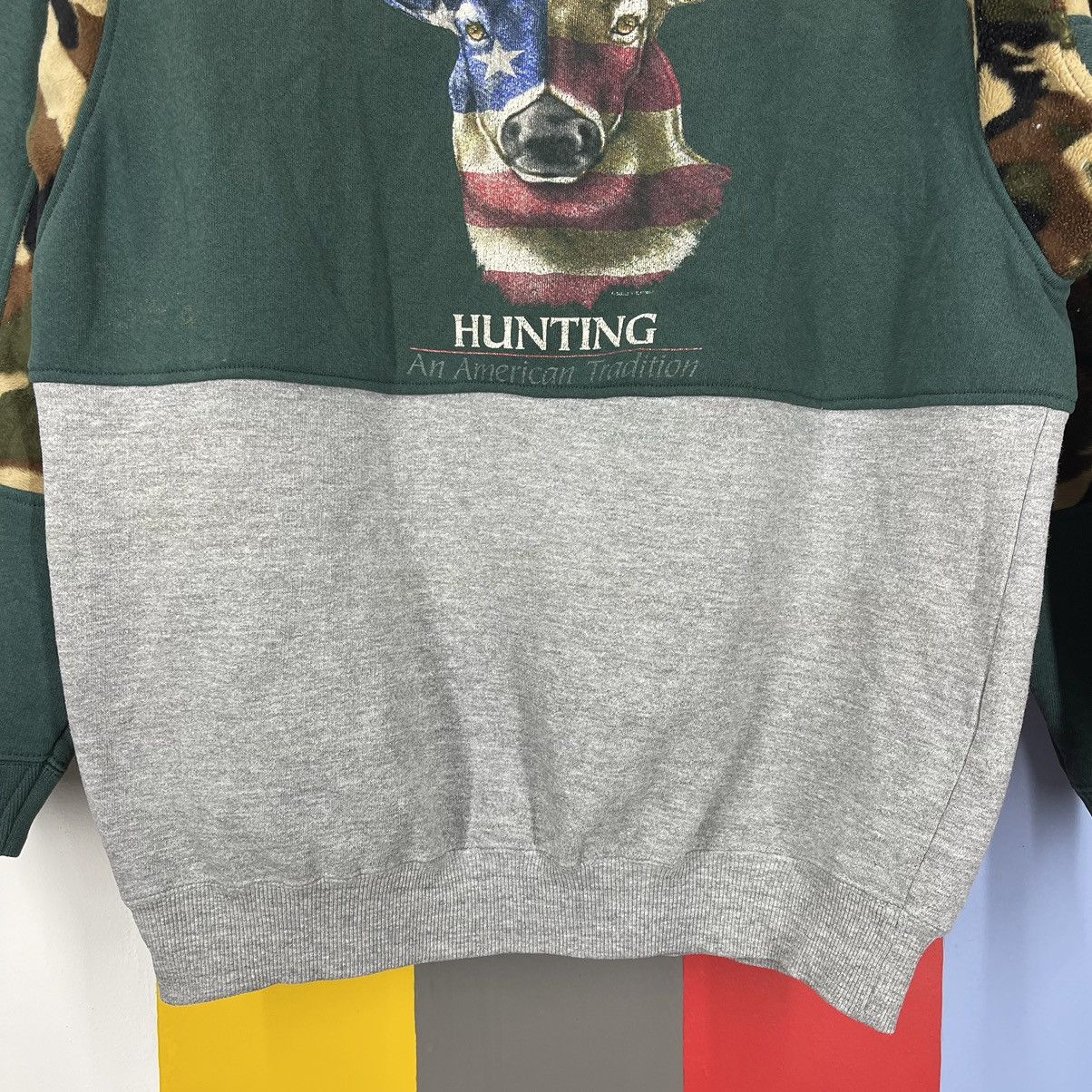 Vintage Y2K Vintage ANIMAL HUNTING by PLUMA Sweatshirt #1715/06 Size US XL / EU 56 / 4 - 5 Thumbnail