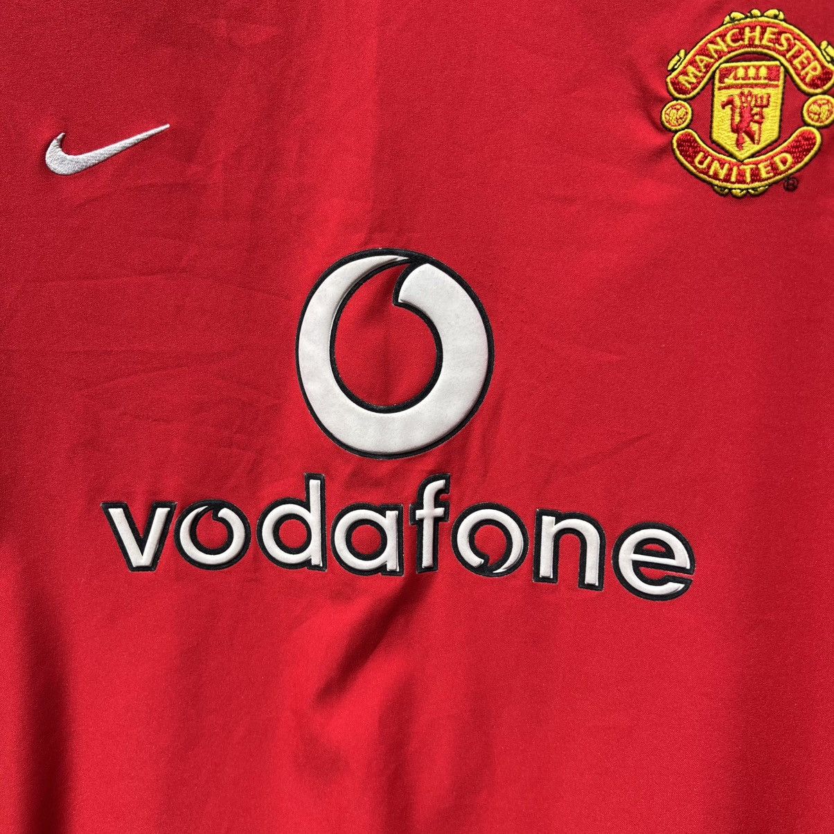 Nike Manchester United 2002 2004 soccer jersey football T-Shirt Size US XXL / EU 58 / 5 - 4 Thumbnail
